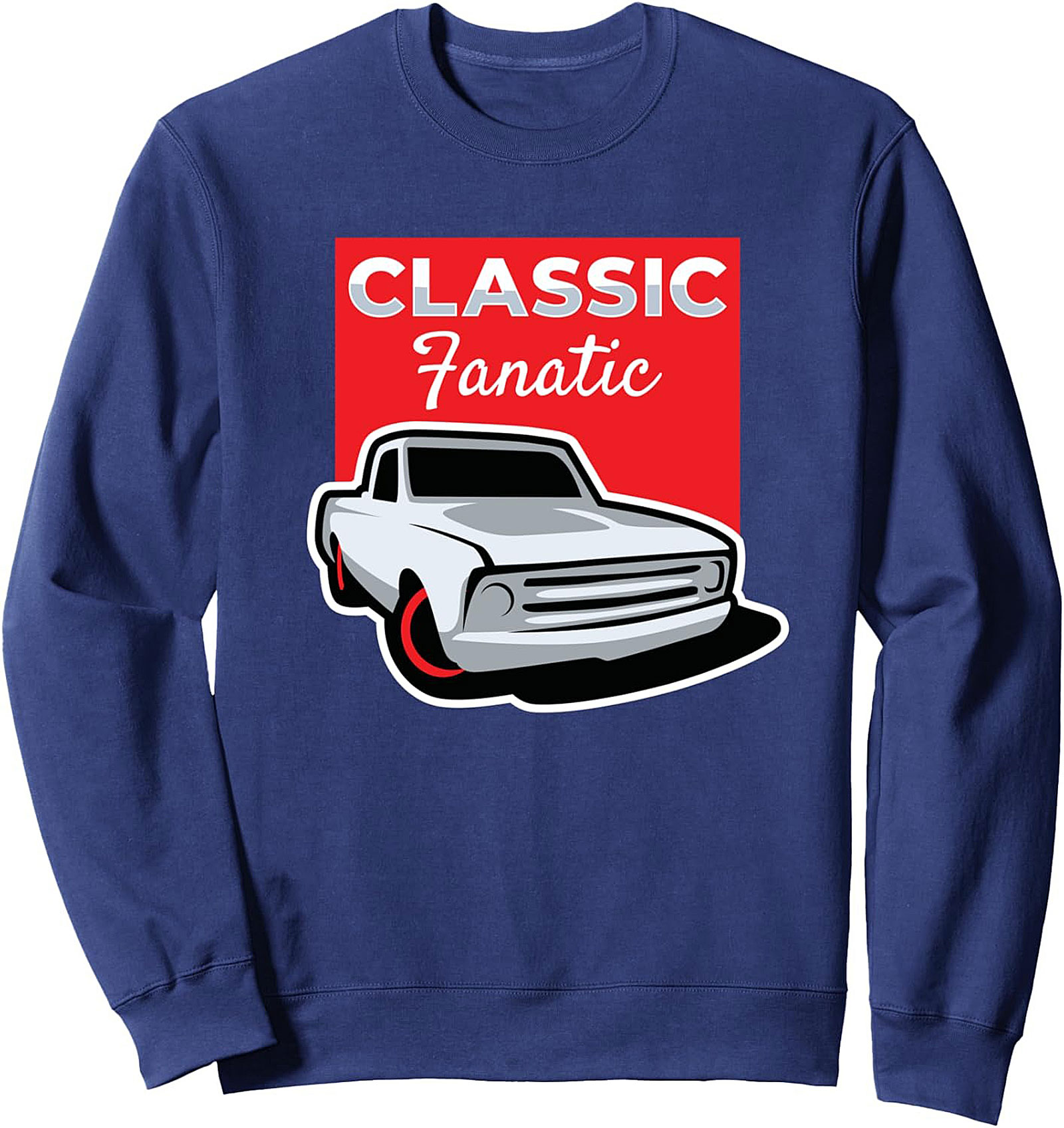Classic Truck Fanatic Crewneck Sweatshirt – Vintage Pickup Pullover