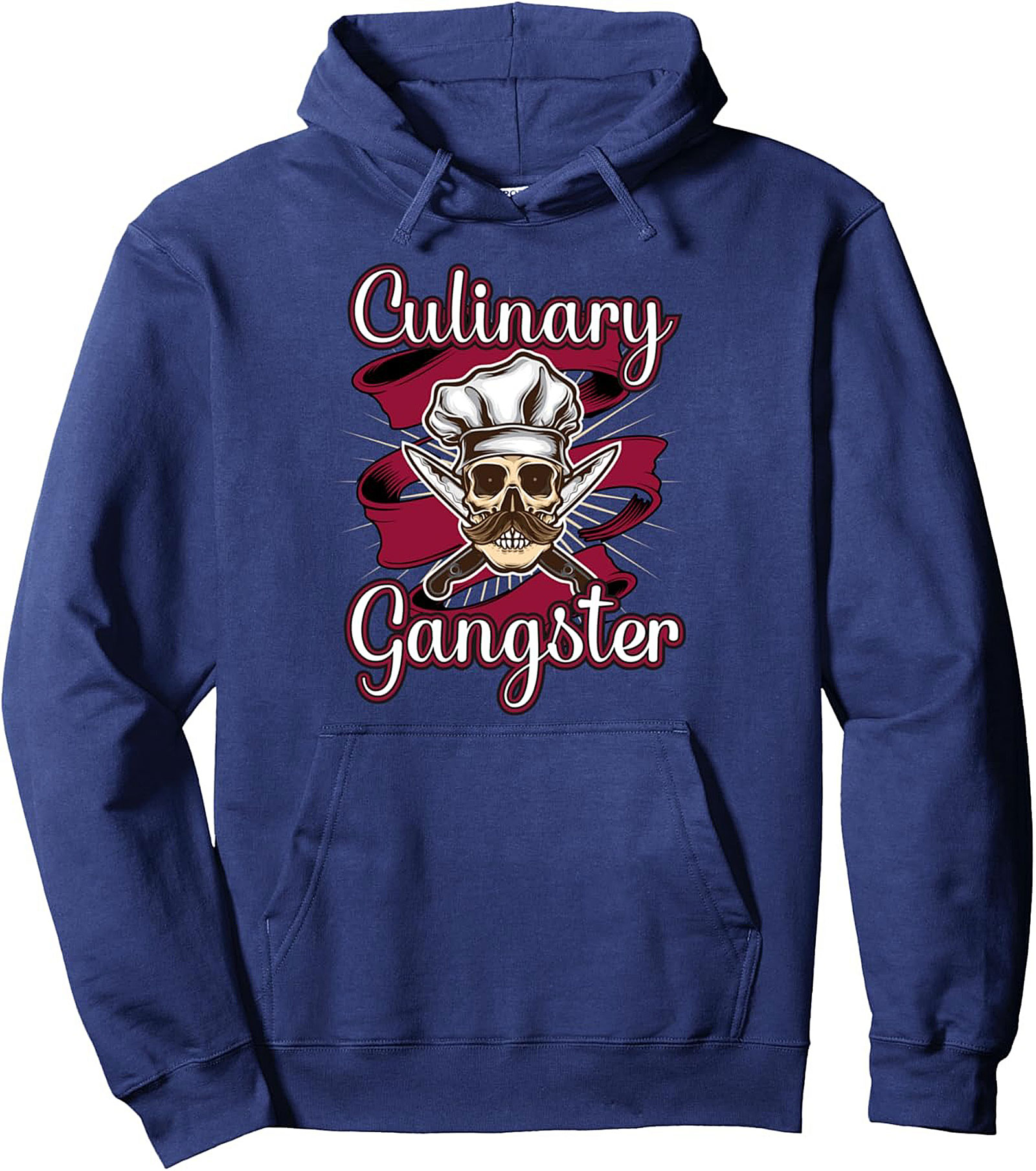 Culinary Gangster T-Shirt Funny Chef Skull Graphic Tee