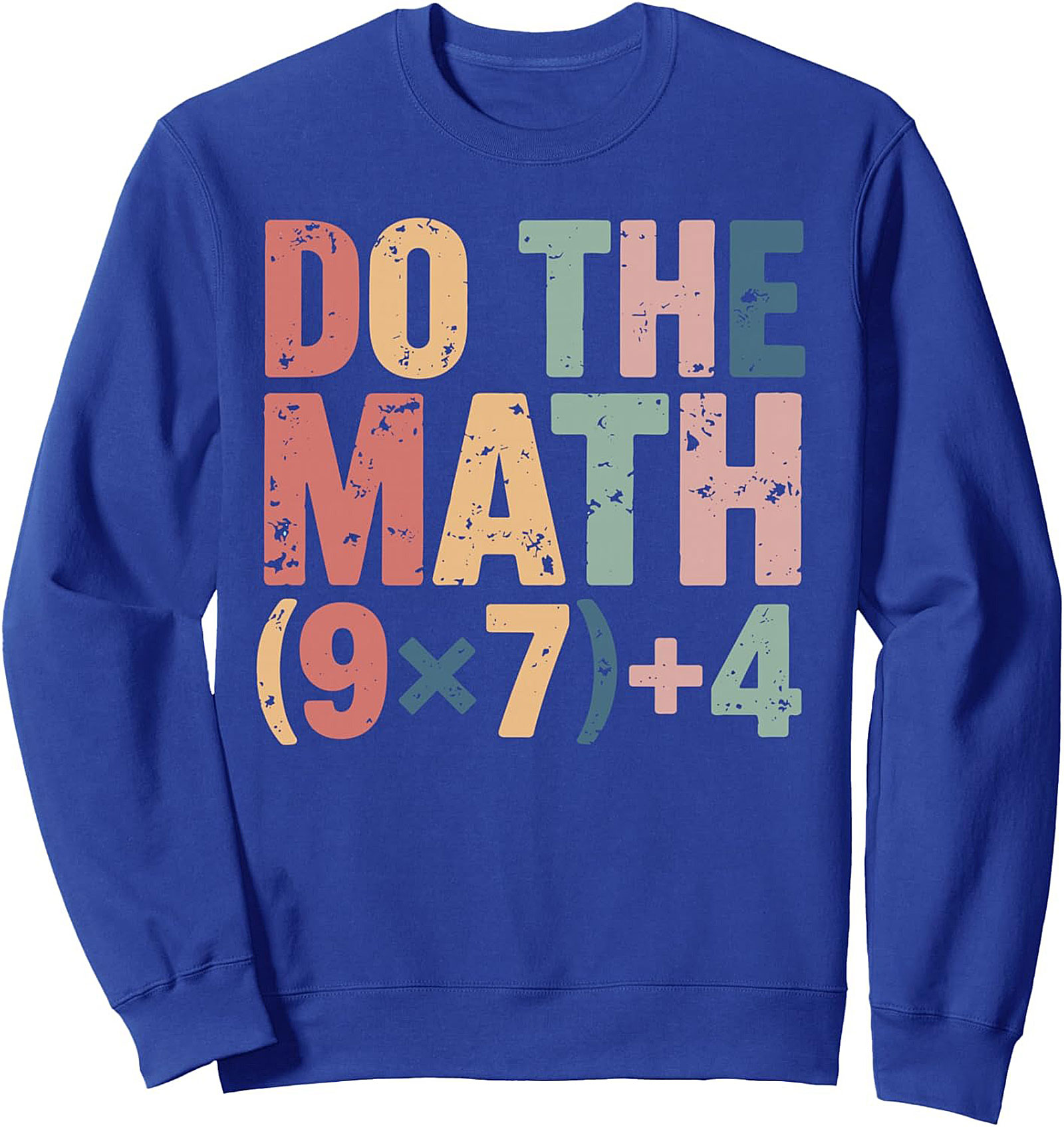 Do The Math Vintage Crewneck Sweatshirt Teacher Gift
