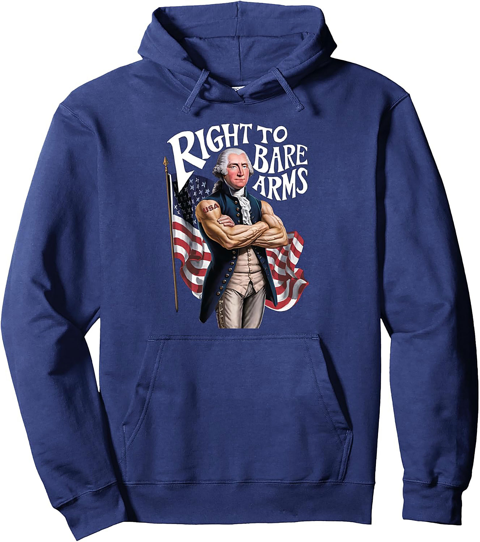 Right to Bare Arms Graphic Hoodie | Patriotic Pullover