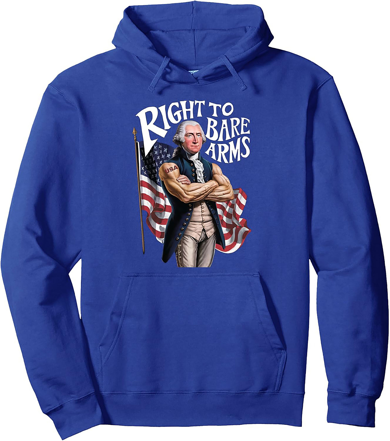 Right to Bare Arms Graphic Hoodie | Patriotic Pullover