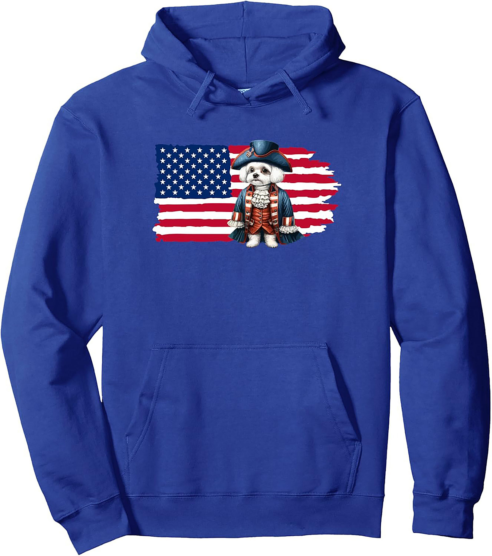 Founding Fido Patriotic Dog Pullover Hoodie | Cozy