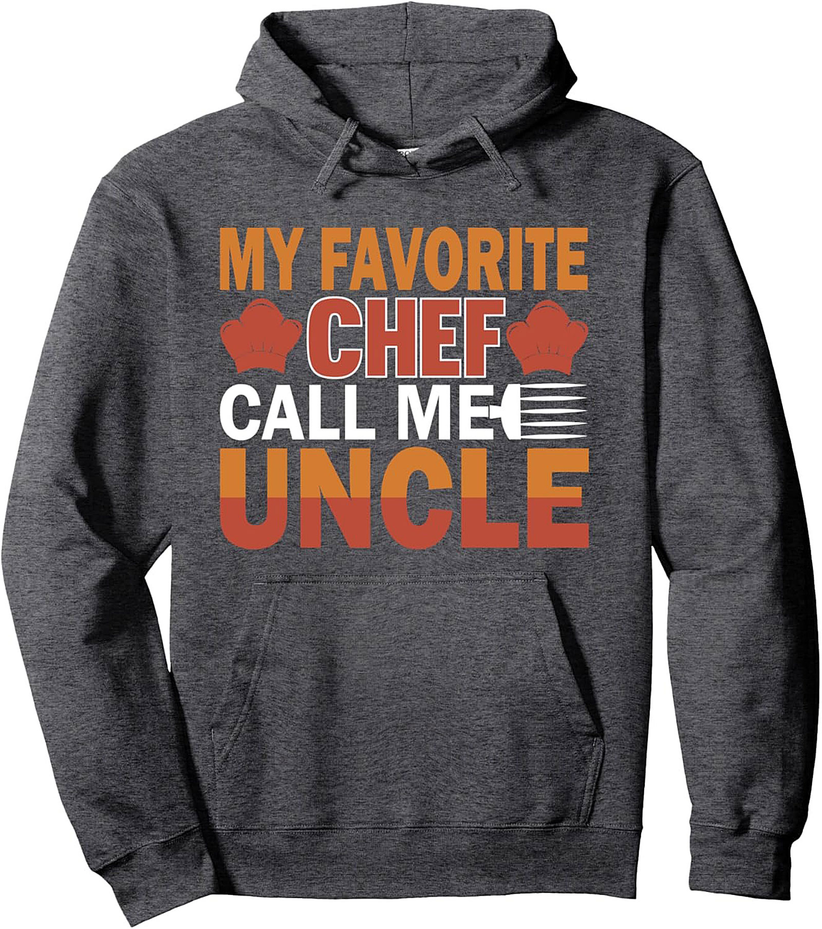 Funny Chef Uncle T-Shirt Best Cook Graphic Tee Gift