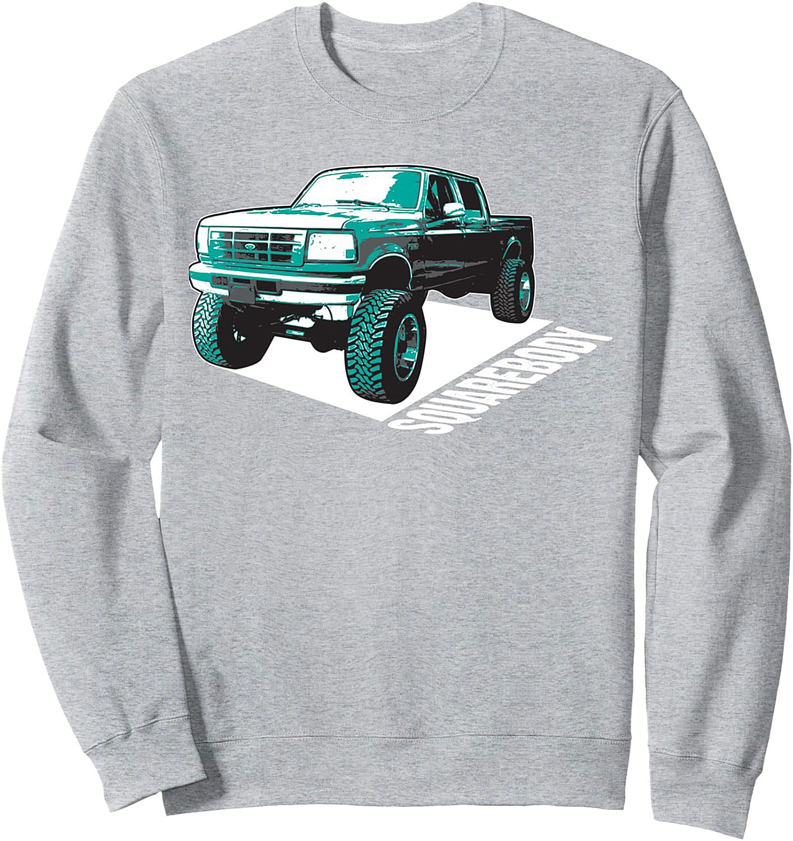Classic Lifted Squarebody Truck Crewneck Sweatshirt