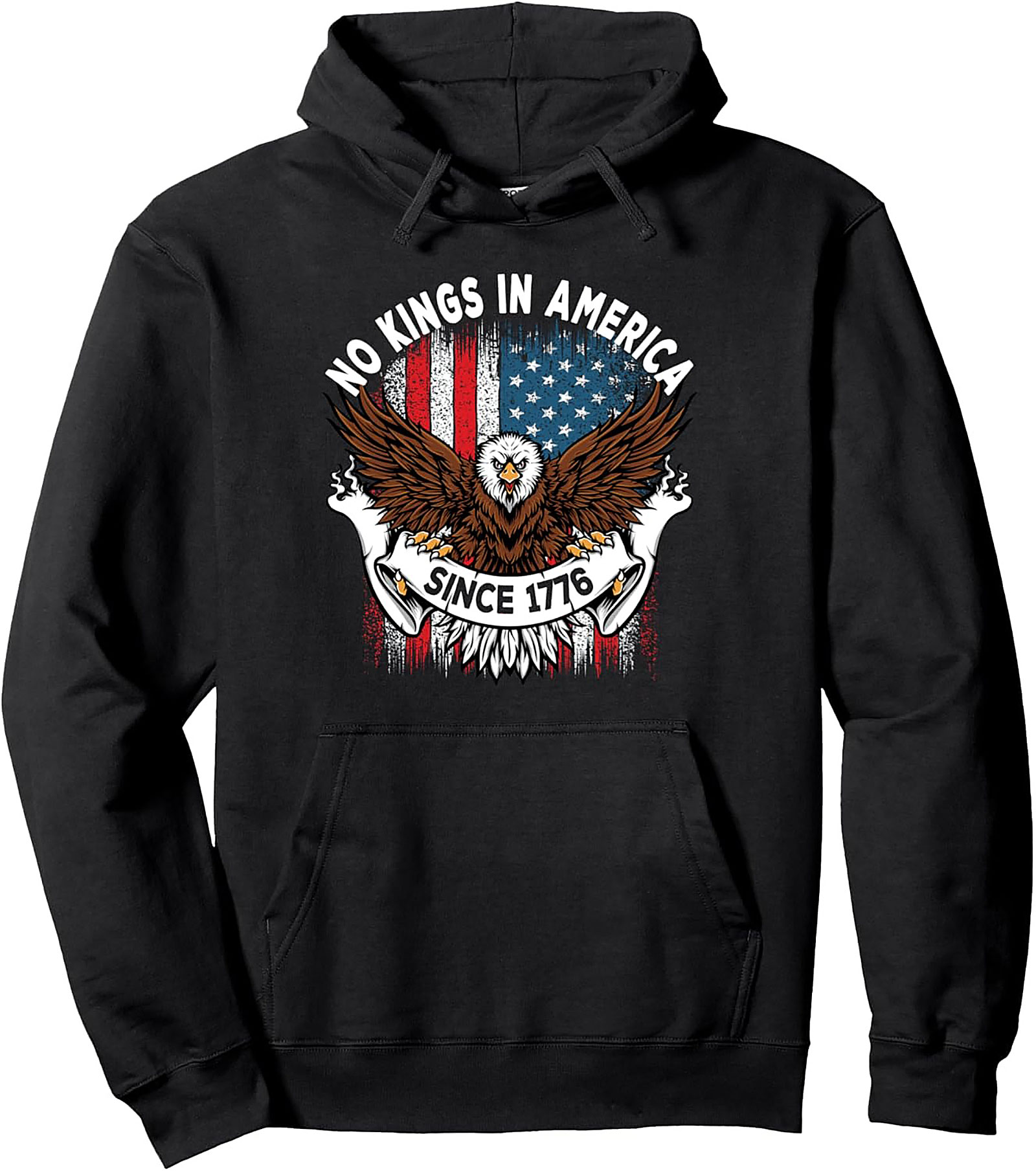 Patriotic Freedom Pullover Hoodie - American Eagle 1776