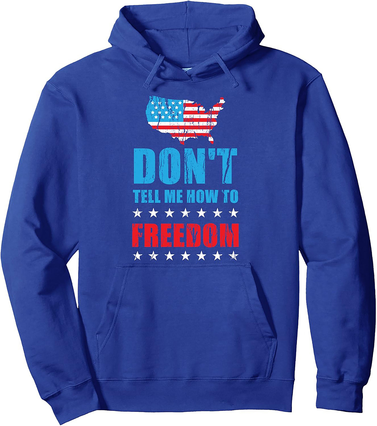 Patriotic Freedom Pullover Hoodie | Graphic Unisex Fit