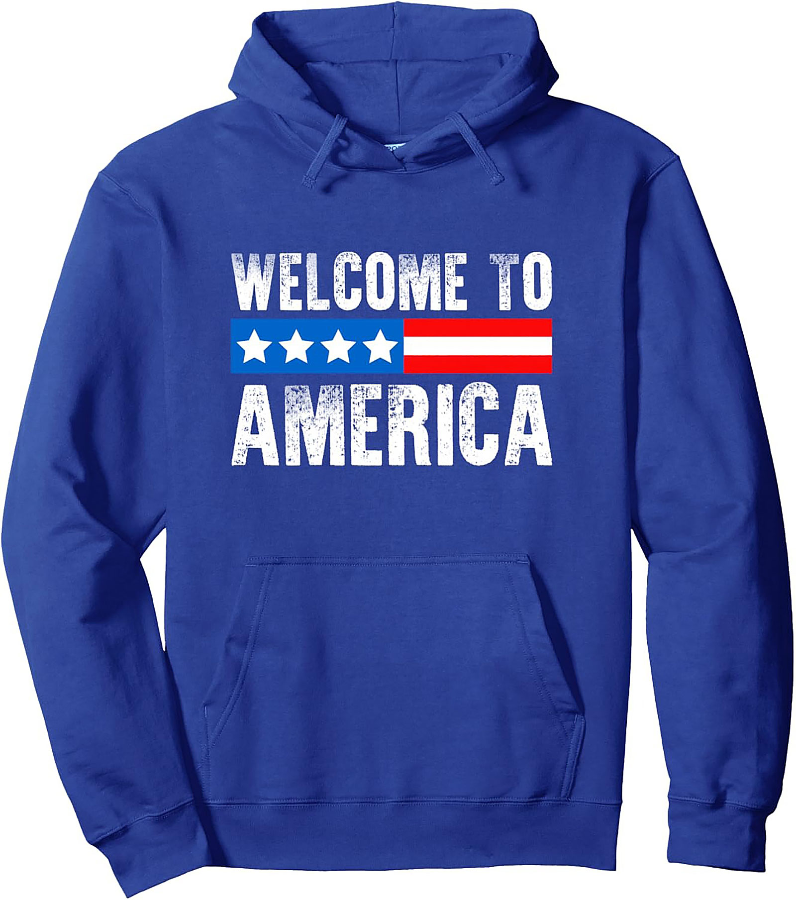 Welcome to America Graphic Hoodie | Patriotic Pullover