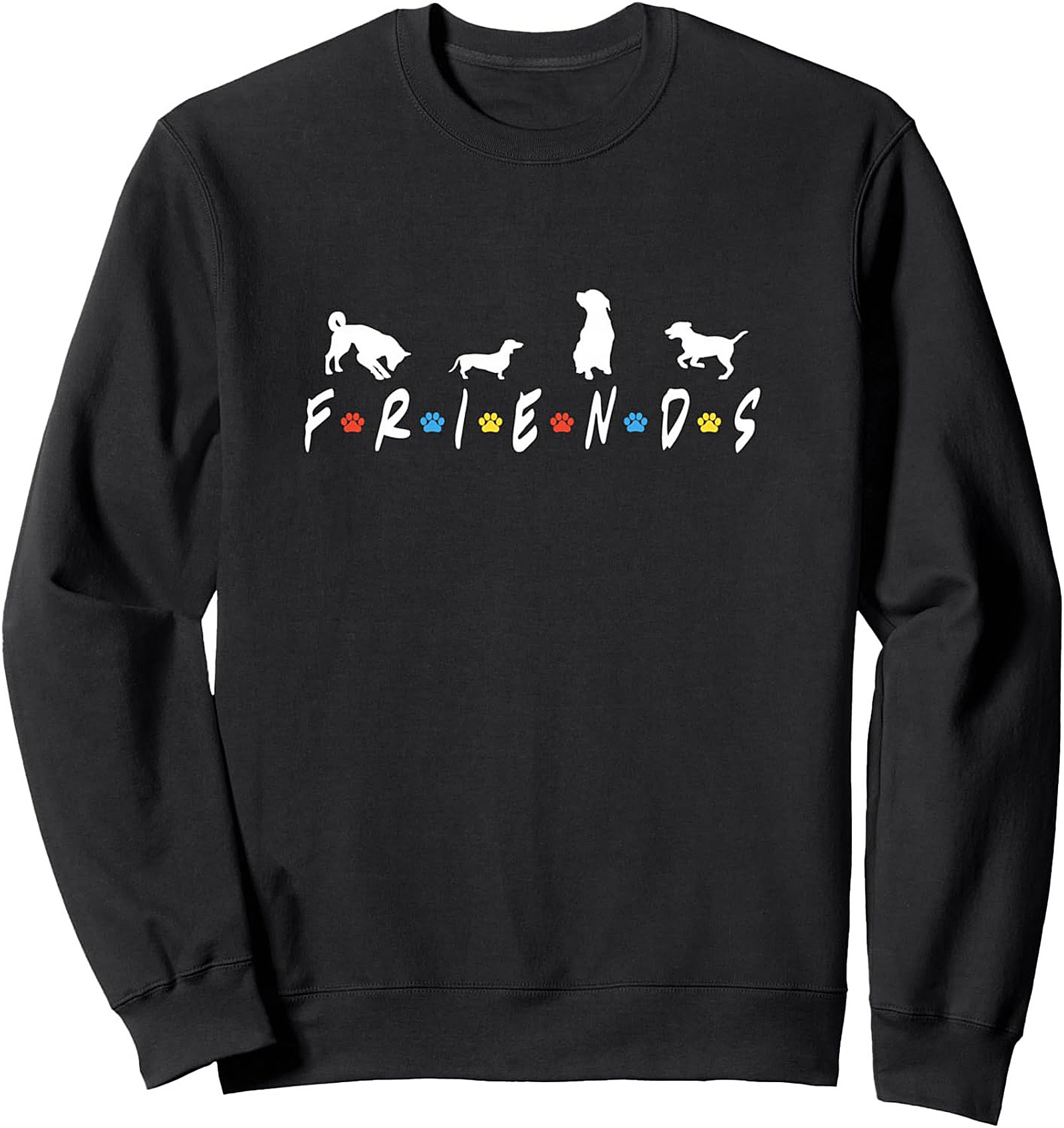 The One Where They Had Dogs: Dog Friends Crewneck Sweatshirt