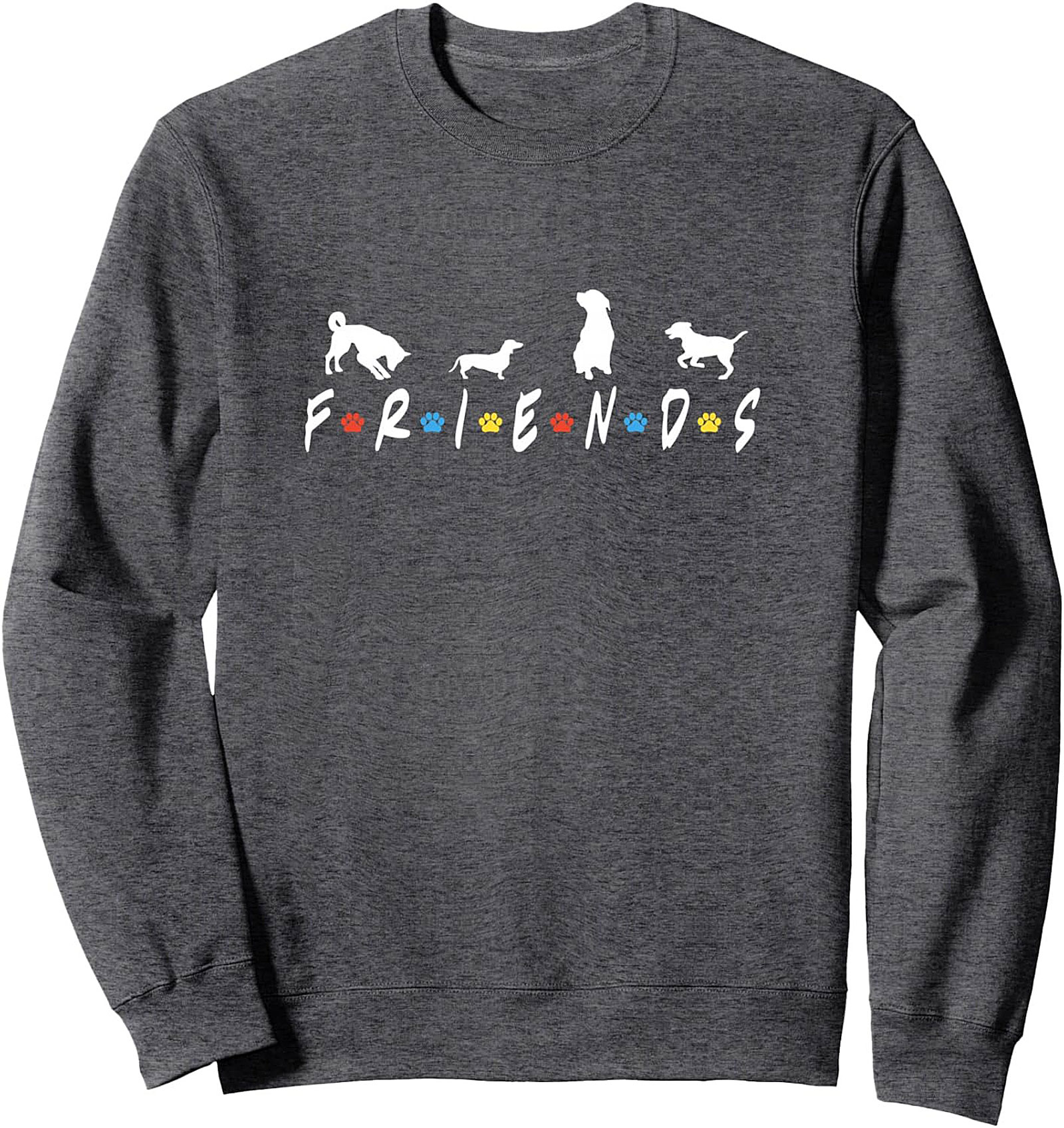 The One Where They Had Dogs: Dog Friends Crewneck Sweatshirt