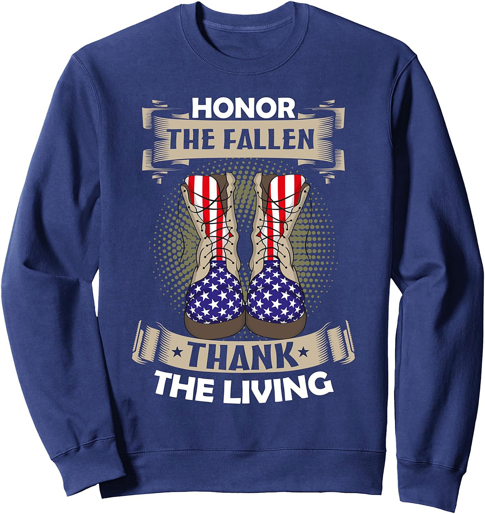 Veteran Tribute Crewneck Sweatshirt | Honor The Fallen