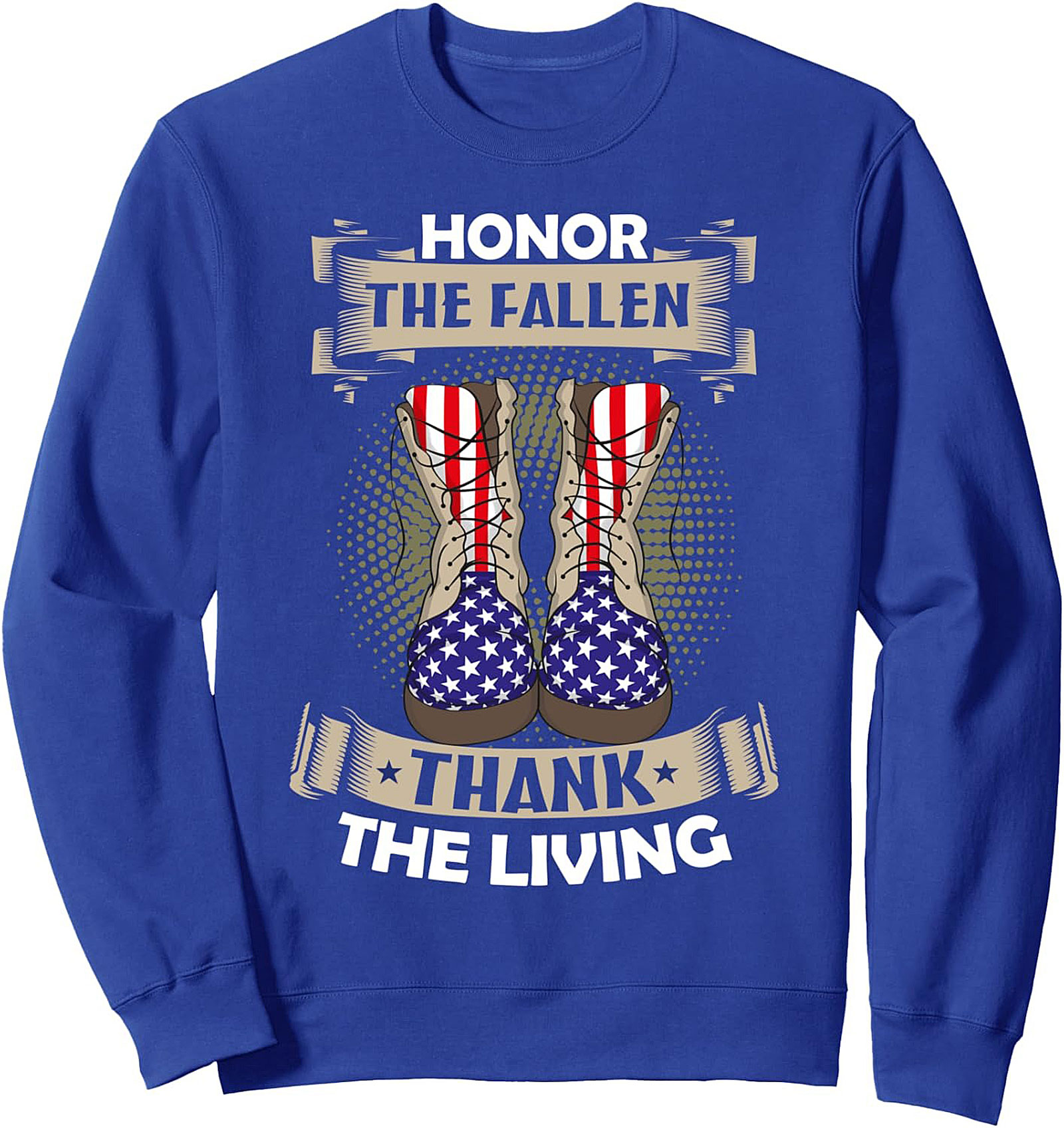 Veteran Tribute Crewneck Sweatshirt | Honor The Fallen