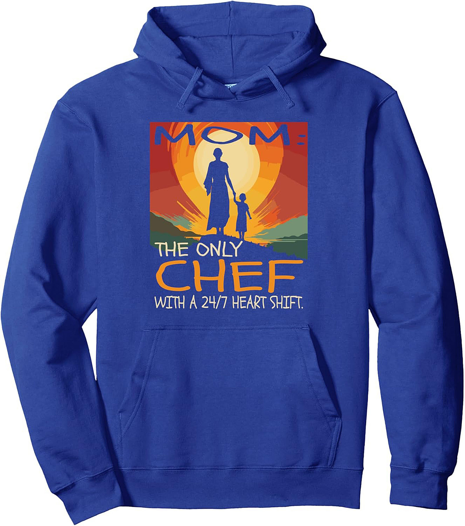 Mom Chef T-shirt: 24/7 Heart Shift Funny Mom Tee