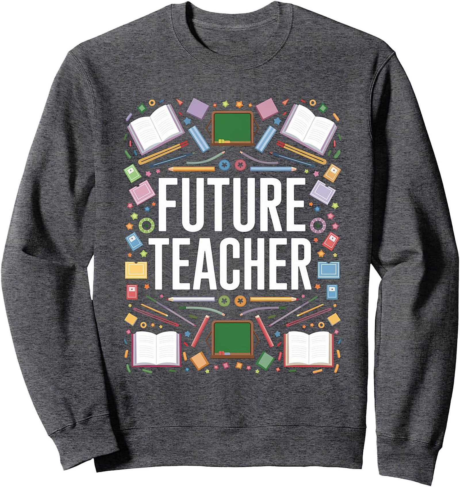 Future Teacher Crewneck Sweatshirt Cozy Educator Gift