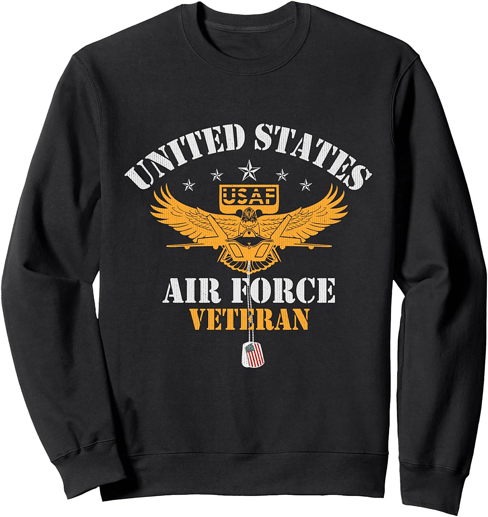 Air Force Veteran Crewneck Sweatshirt | USAF Pullover Gift