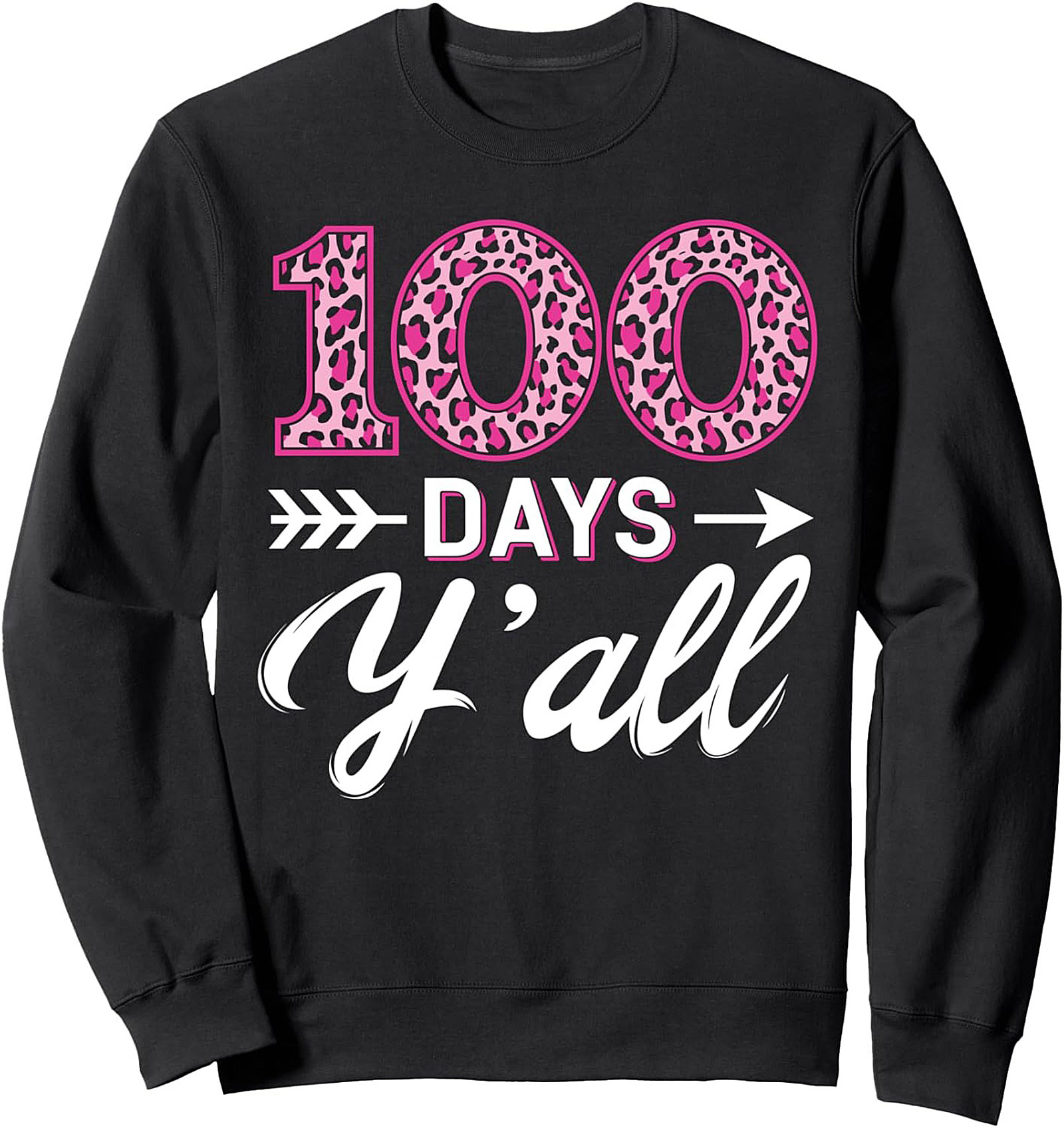 Cozy 100 Days Y'all Sweatshirt Teacher Crewneck Gift