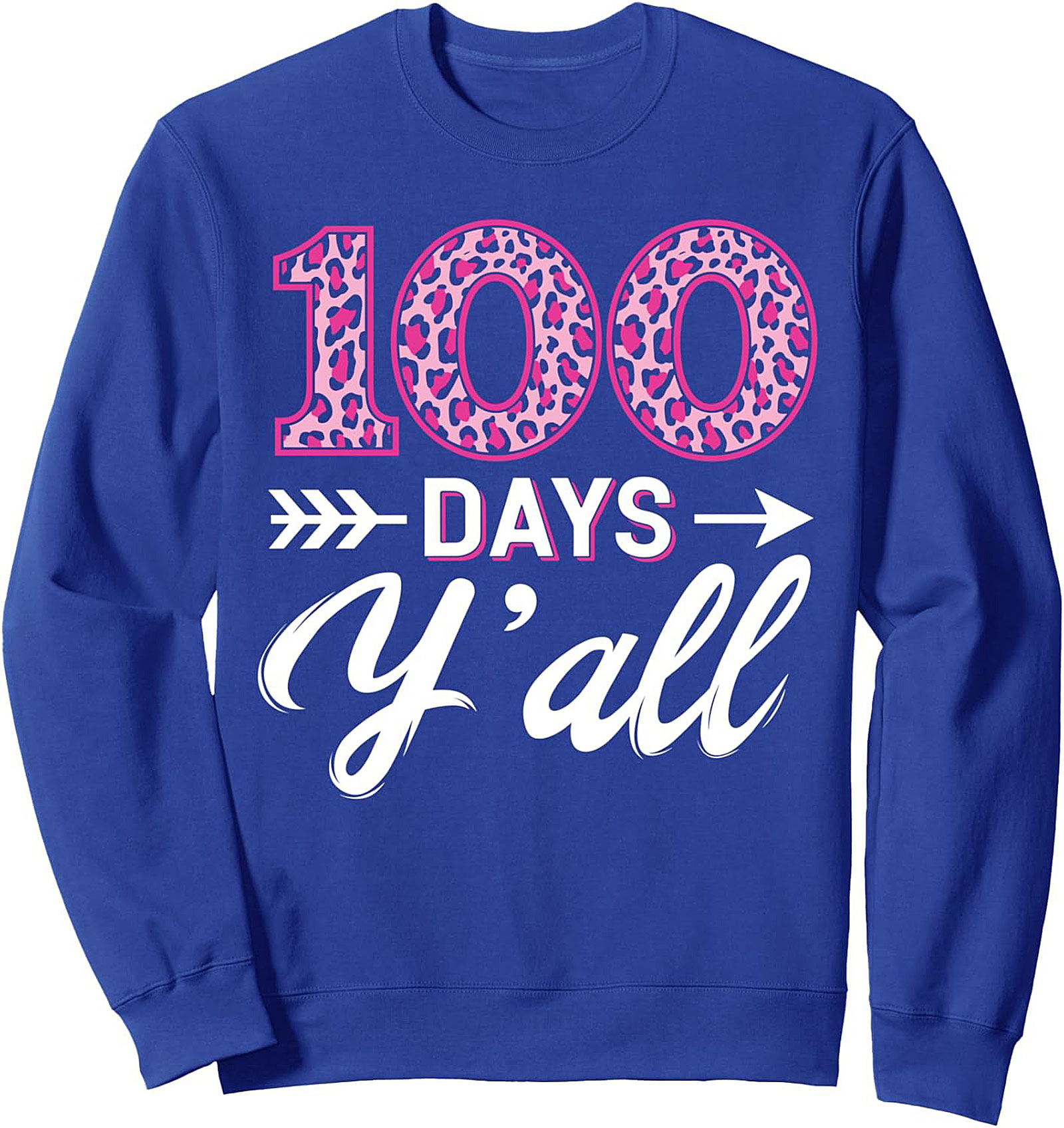 Cozy 100 Days Y'all Sweatshirt Teacher Crewneck Gift