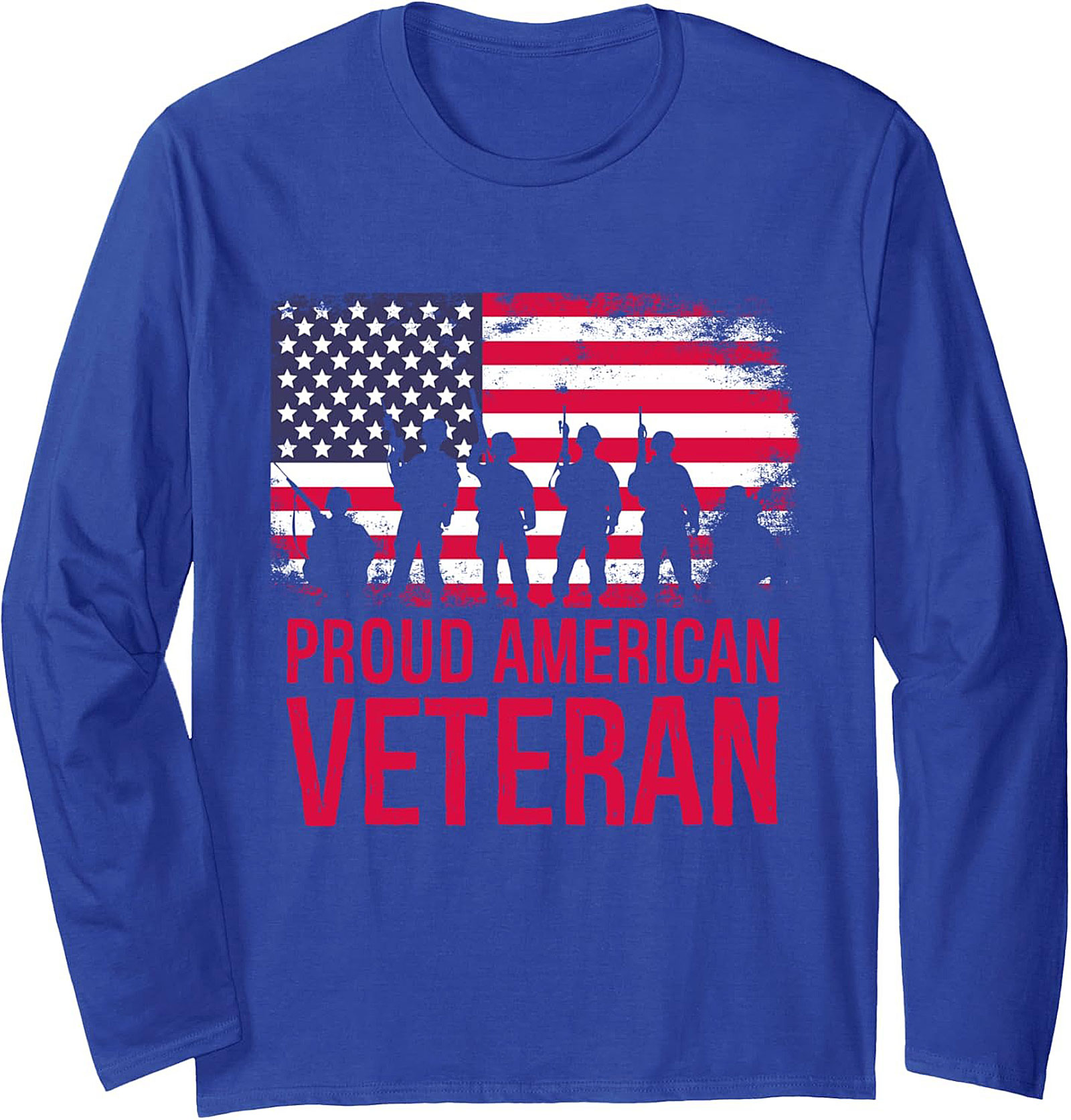 Proud Veteran Crewneck Sweatshirt | Military Pullover