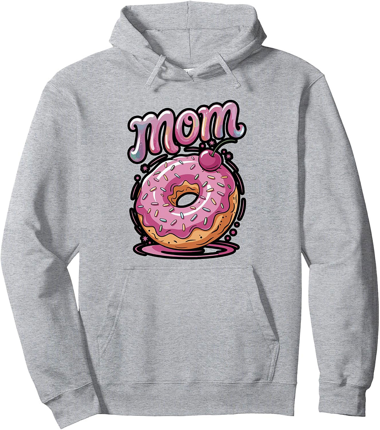 Mom Donut T-shirt Funny Graphic Tee Sweet Mom Gift