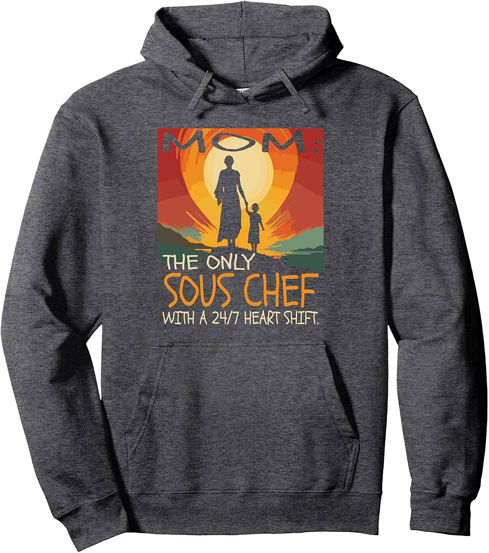 Funny Sous Chef Mom T-shirt Best Mother's Day Graphic Tee