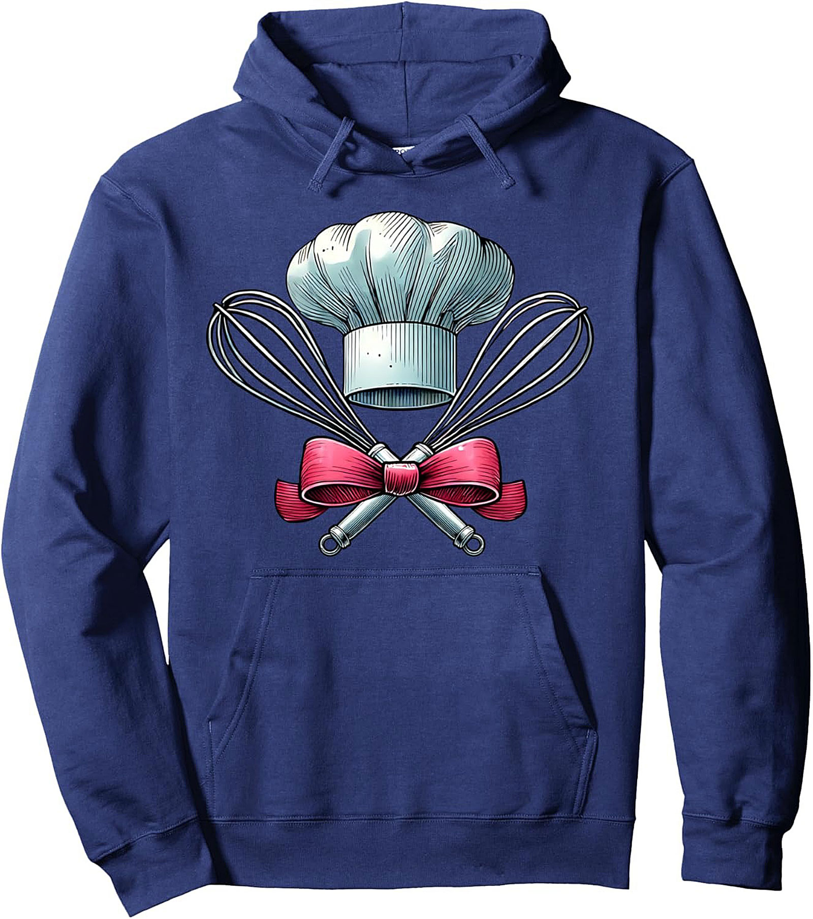 Chef Whisk & Toque Culinary Graphic Tee Soft Cotton