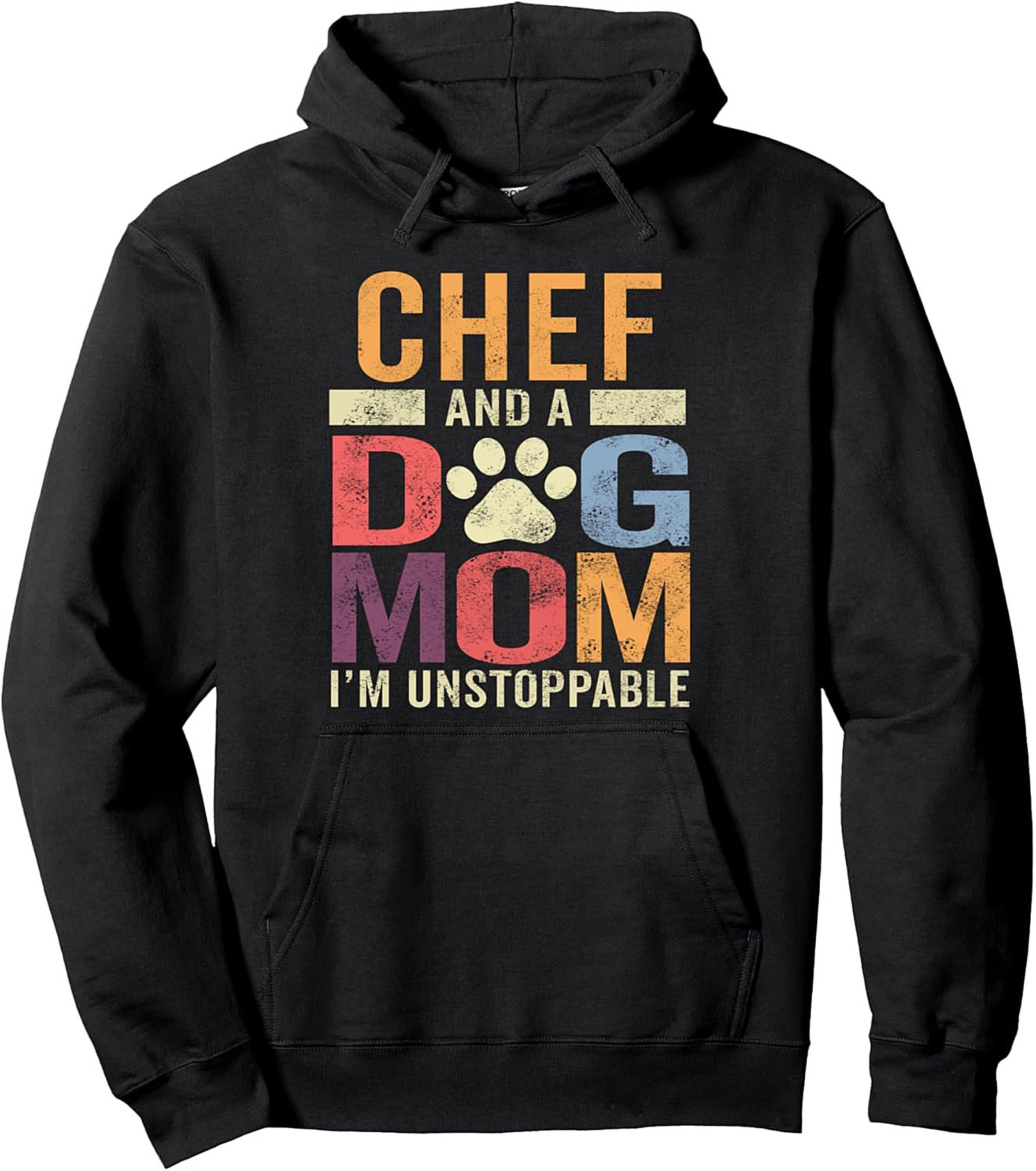 Unstoppable Chef Dog Mom T-Shirt Funny Graphic Tee