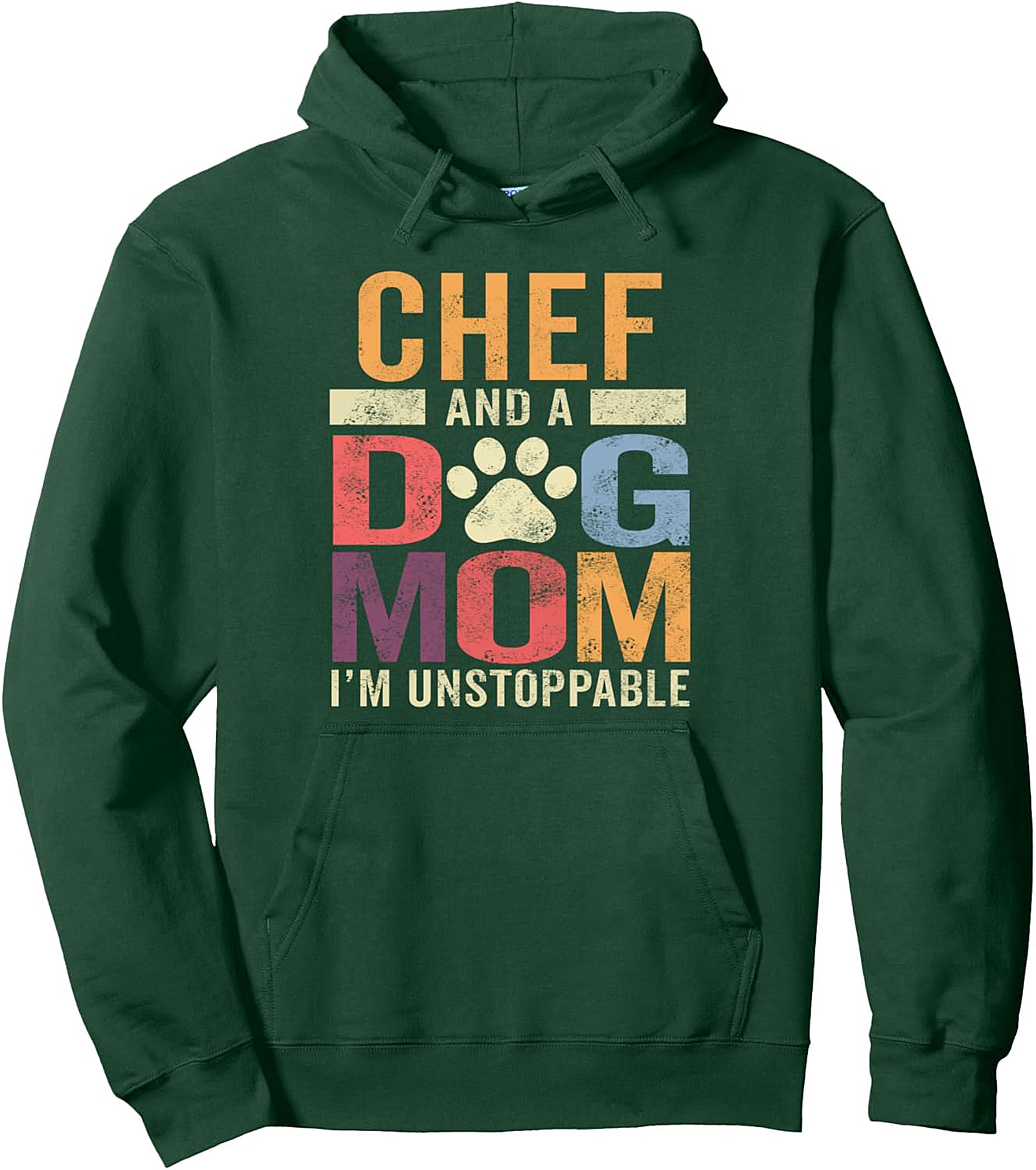 Unstoppable Chef Dog Mom T-Shirt  Funny Graphic Tee