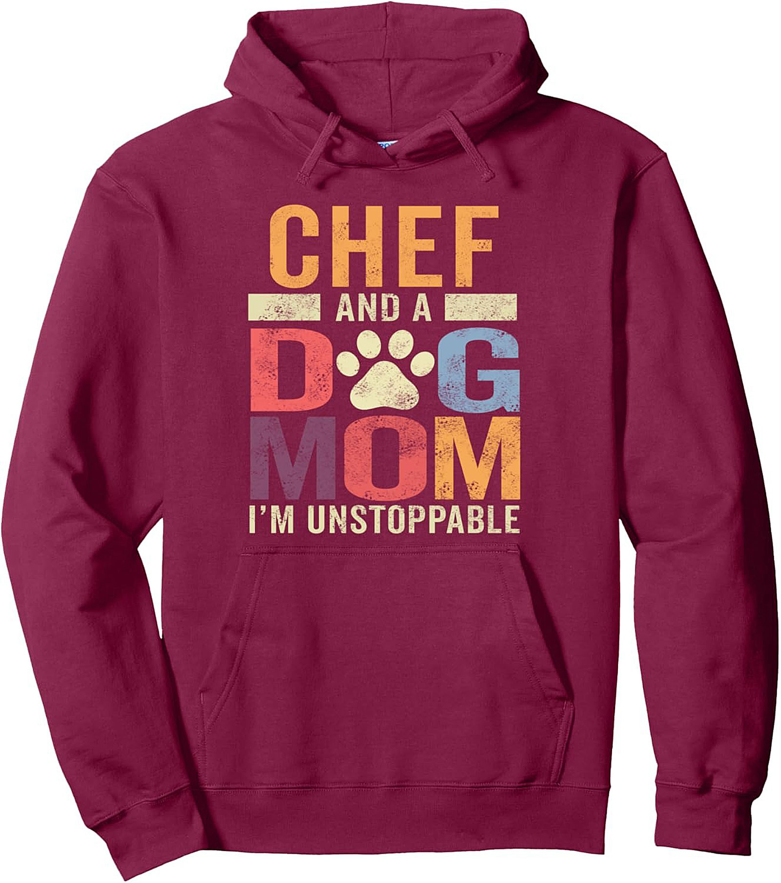 Unstoppable Chef Dog Mom T-Shirt  Funny Graphic Tee