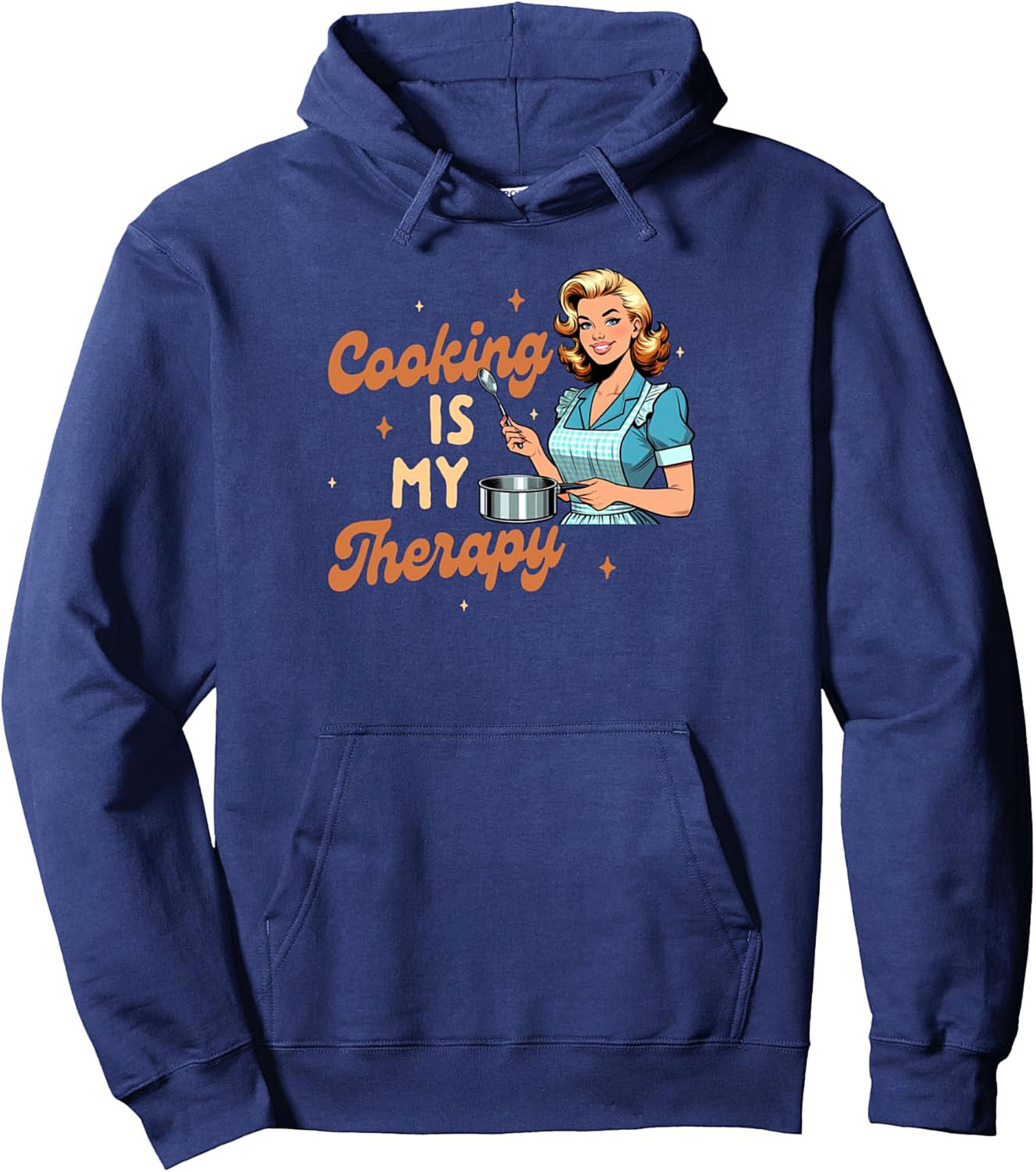 Cooking Is My Therapy T-shirt Retro Foodie Graphic Tee