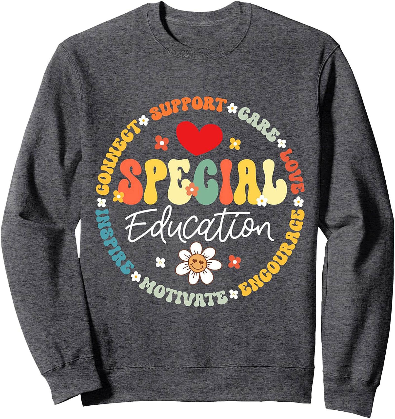 Groovy Special Education Crewneck SPED Teacher Gift