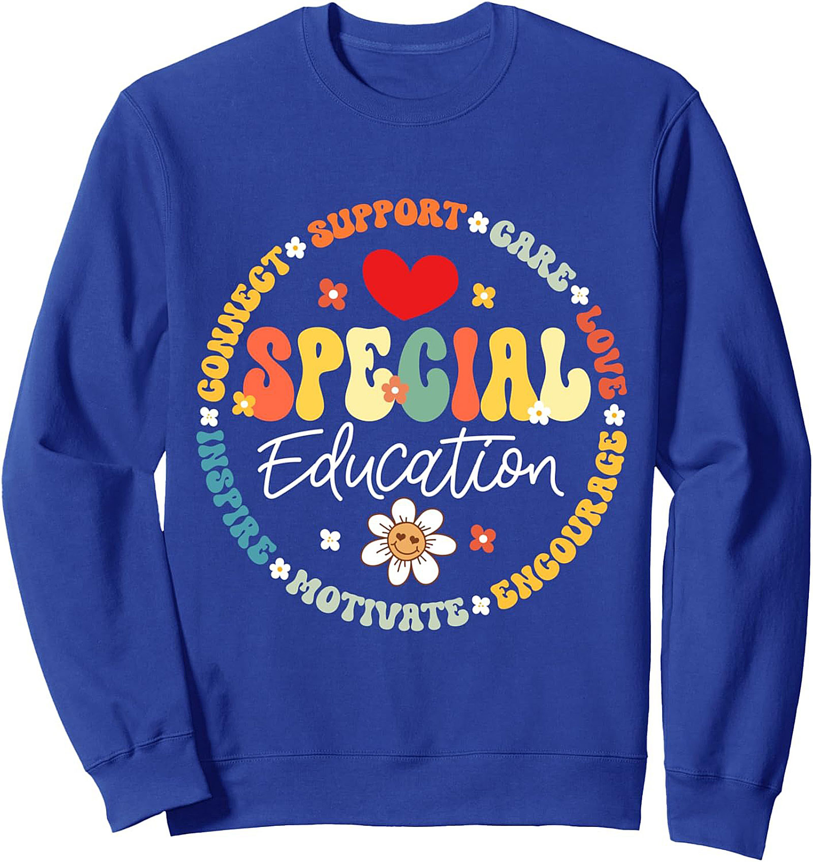 Groovy Special Education Crewneck SPED Teacher Gift