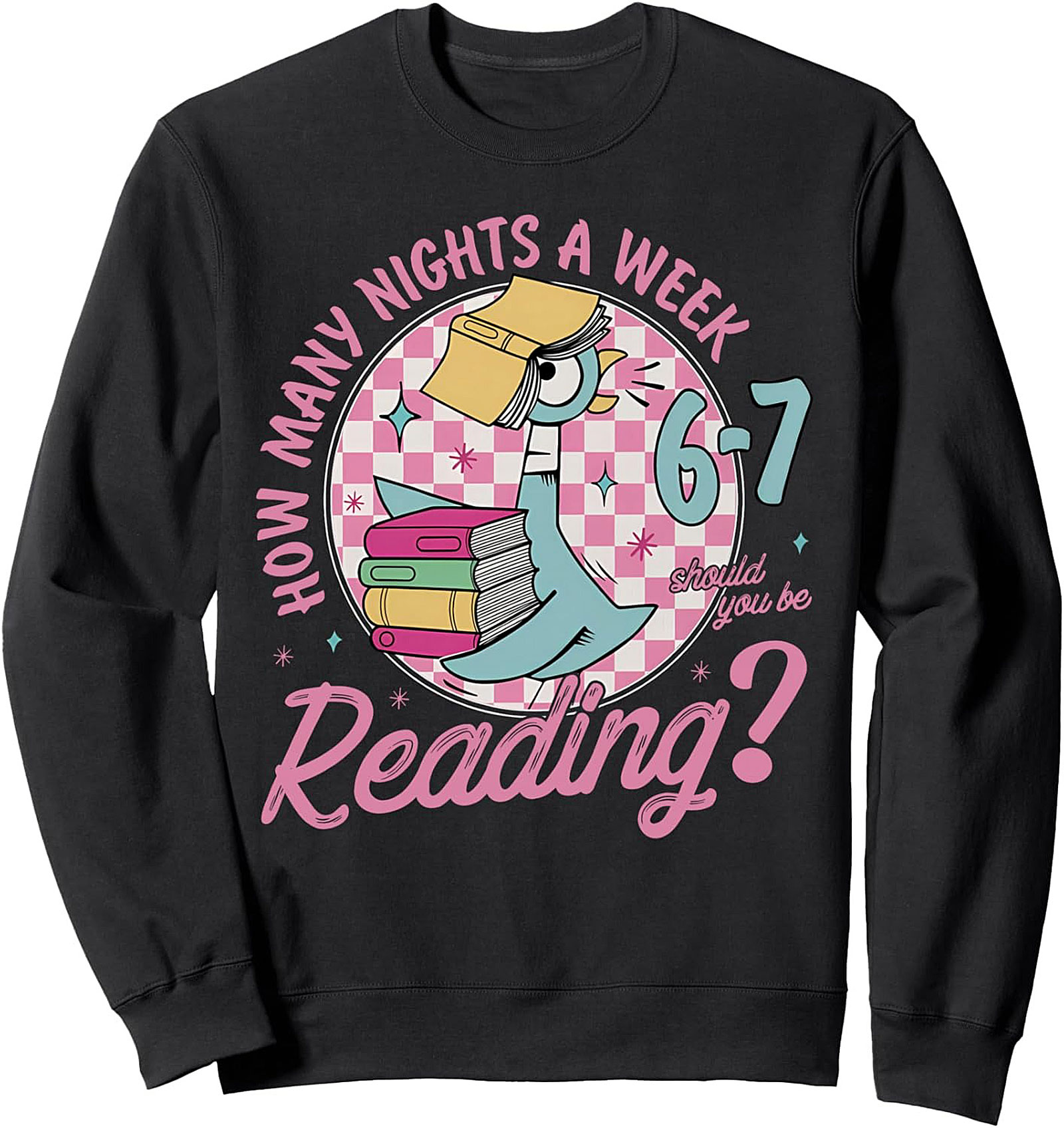 Cozy Reading Crewneck Sweatshirt Book Lover Pullover Gift