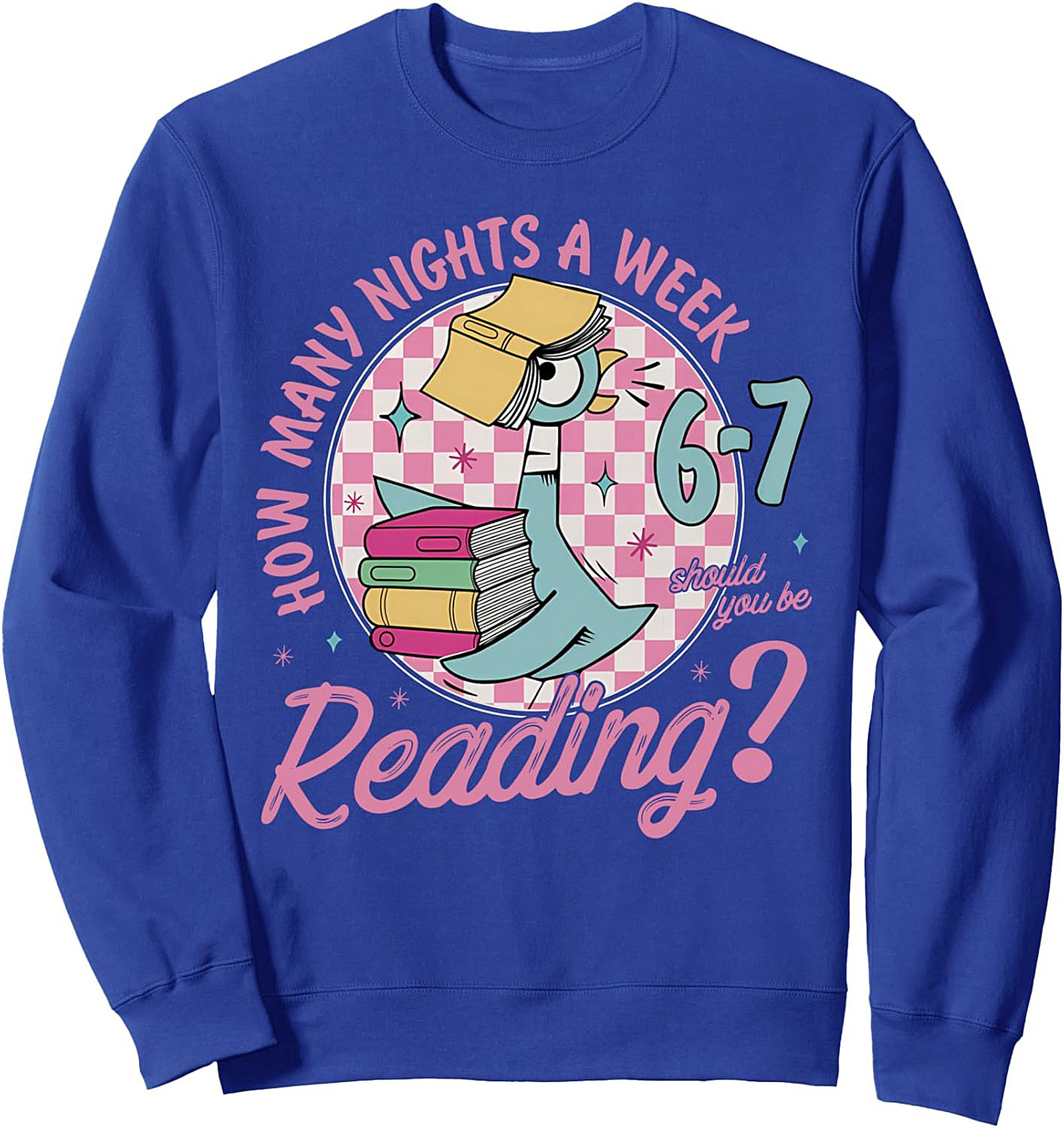 Cozy Reading Crewneck Sweatshirt Book Lover Pullover Gift