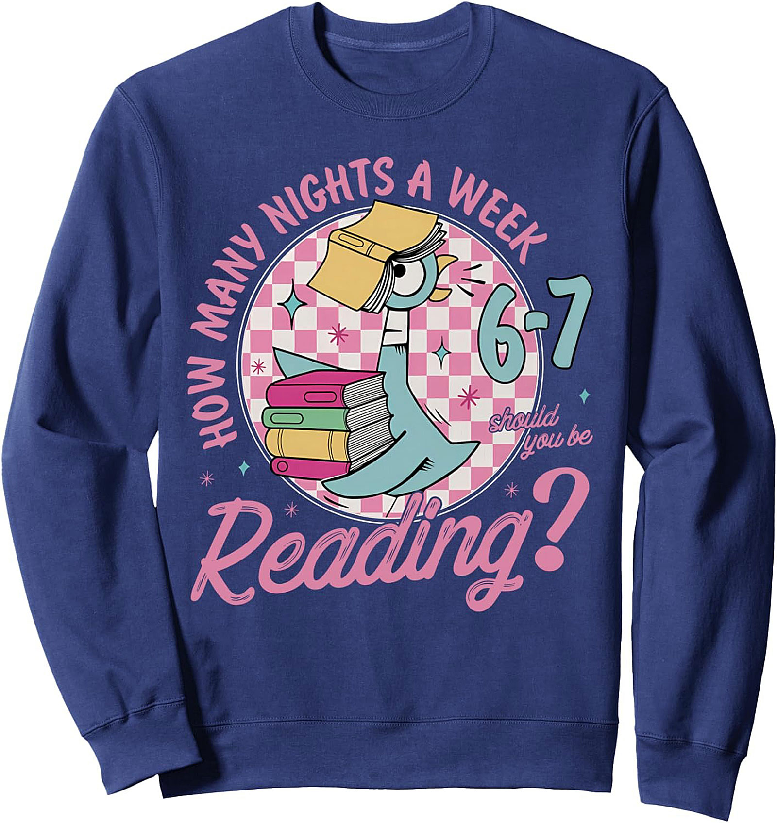 Cozy Reading Crewneck Sweatshirt Book Lover Pullover Gift