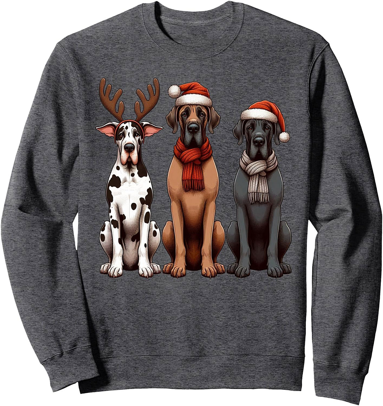 Great Dane Christmas Crewneck Sweatshirt