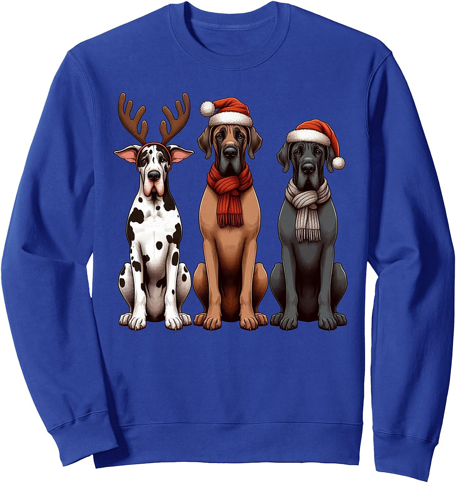 Great Dane Christmas Crewneck Sweatshirt