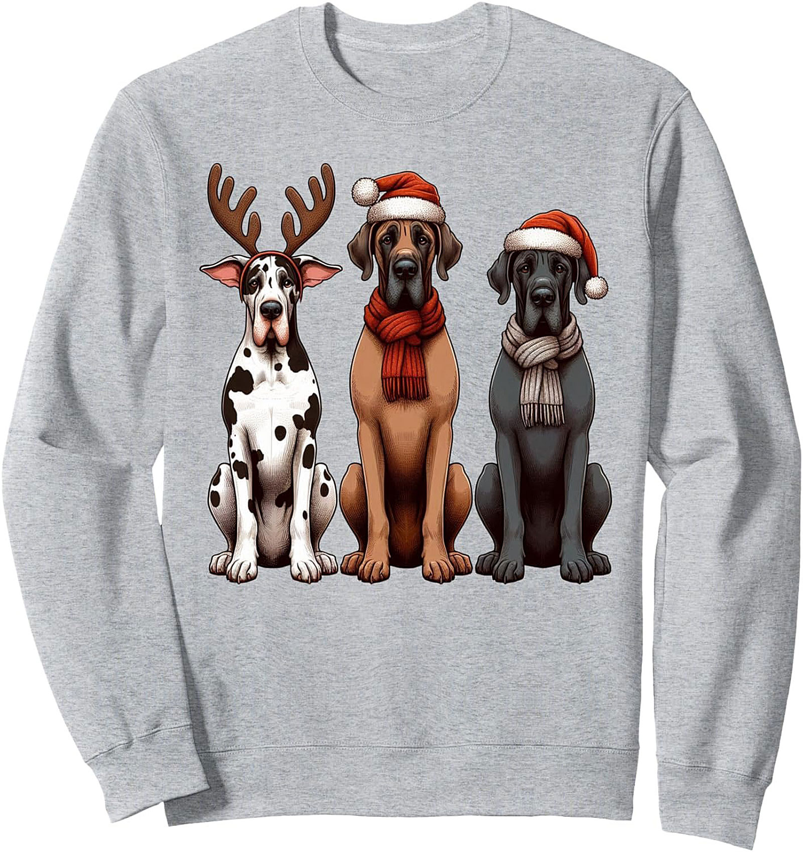 Great Dane Christmas Crewneck Sweatshirt