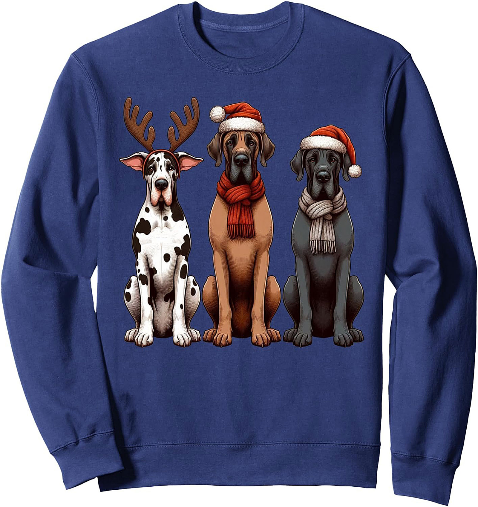 Great Dane Christmas Crewneck Sweatshirt