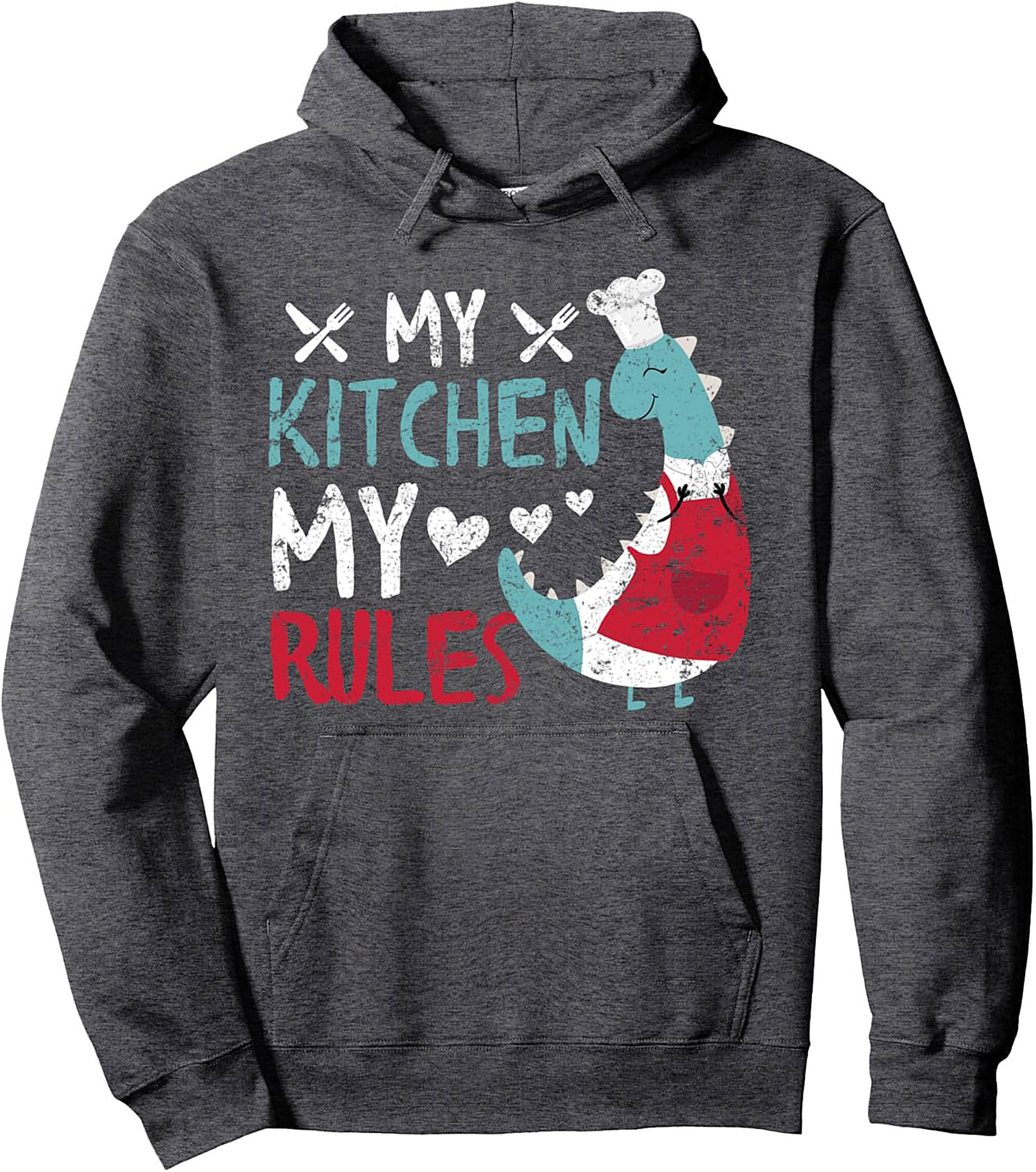 Funny Chef T-shirt My Kitchen My Rules Graphic Tee