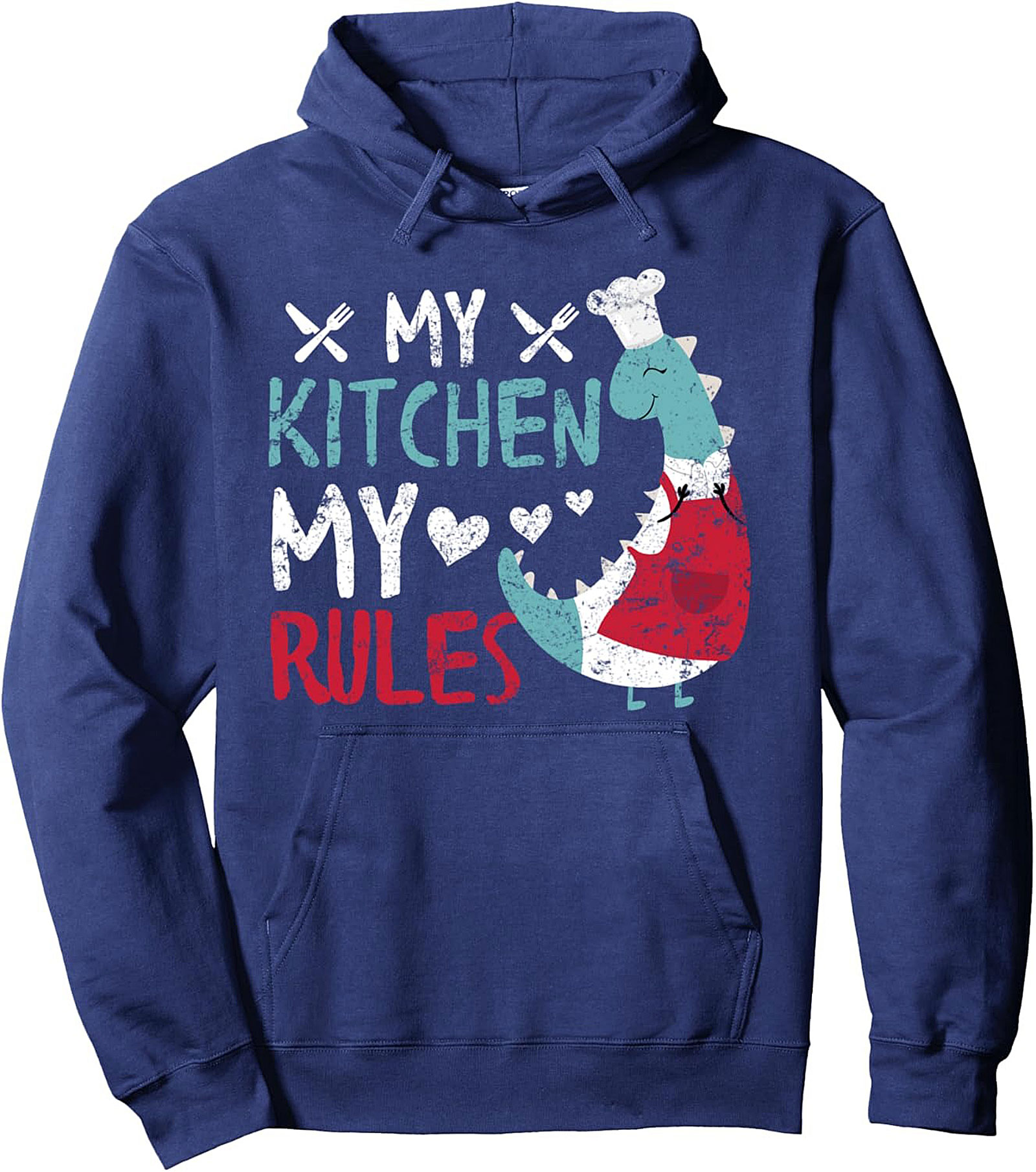 Funny Chef T-shirt My Kitchen My Rules Graphic Tee