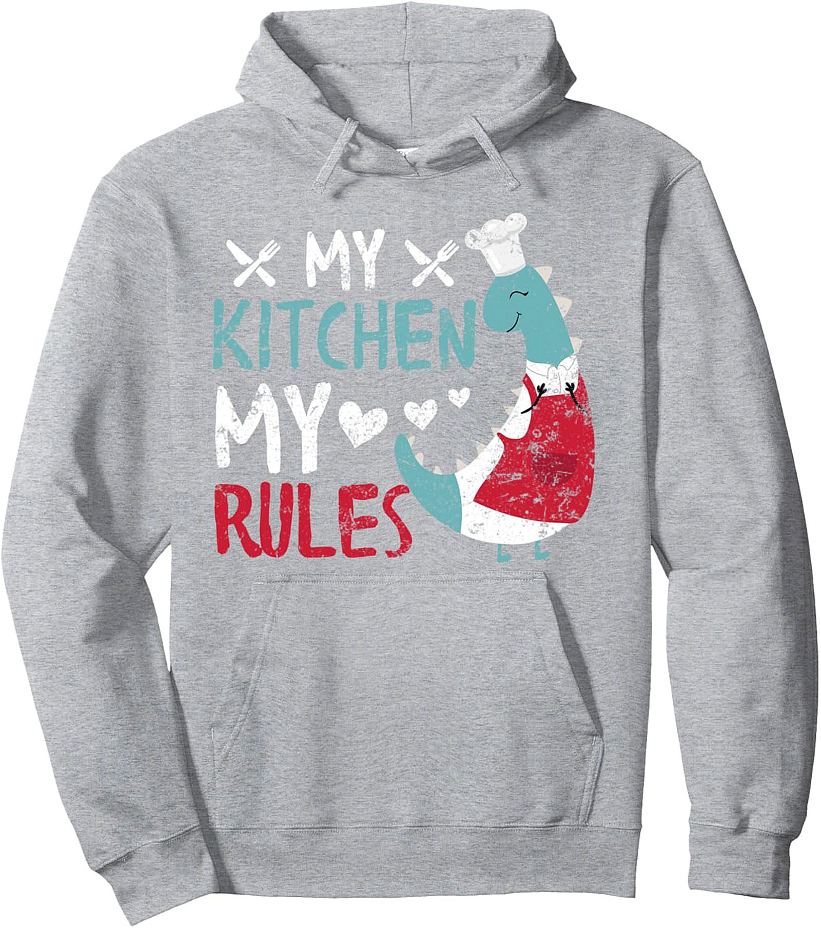 Funny Chef T-shirt My Kitchen My Rules Graphic Tee