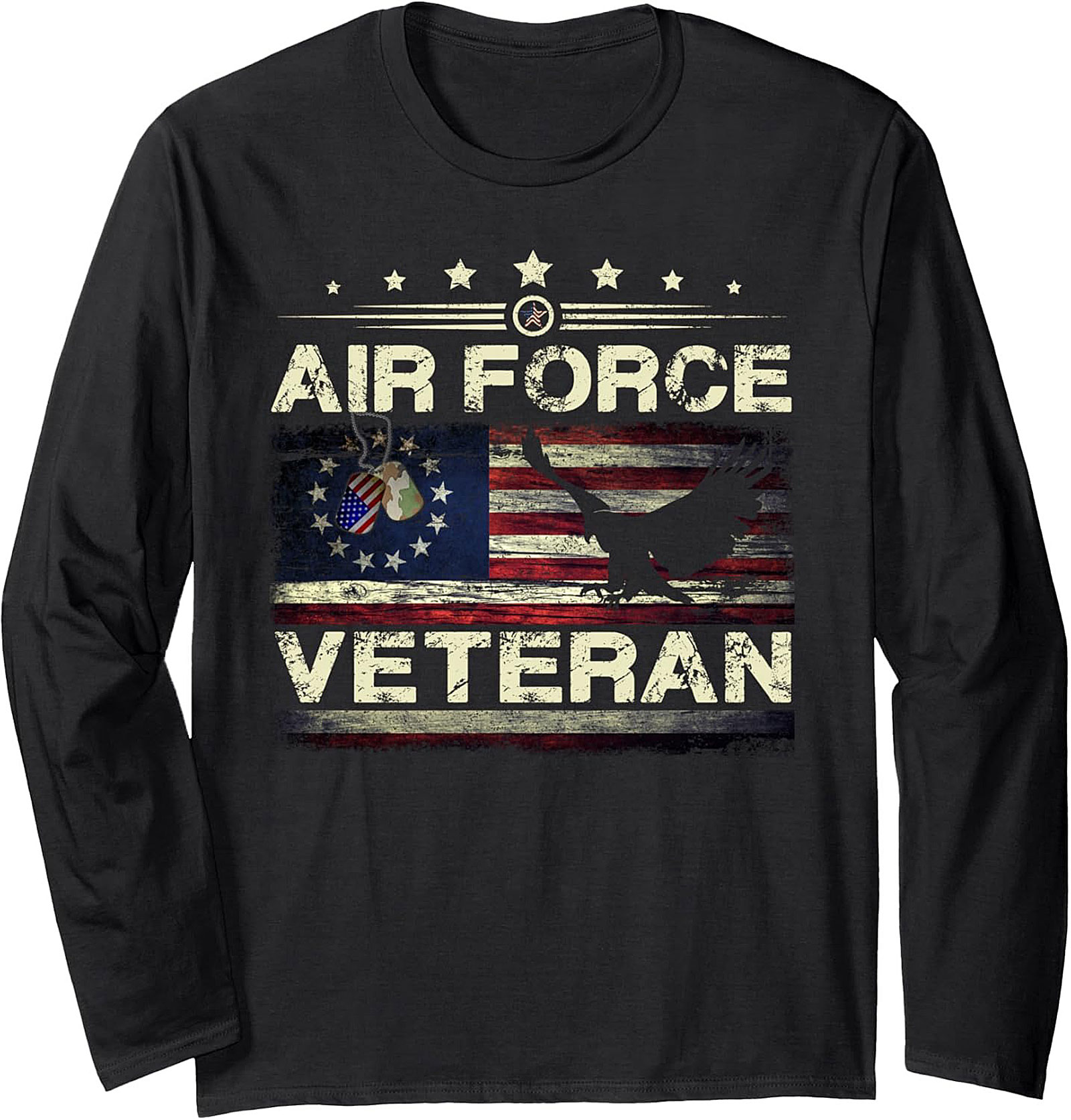 Air Force Veteran Graphic Sweatshirt | Patriotic Crewneck