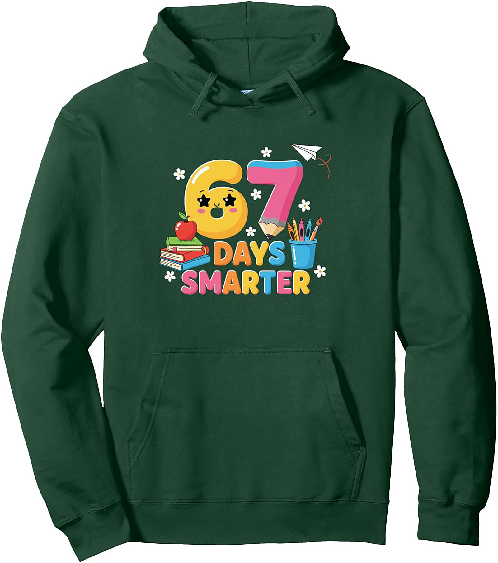 67 Days Smarter Pullover Hoodie Teacher & Student Gift