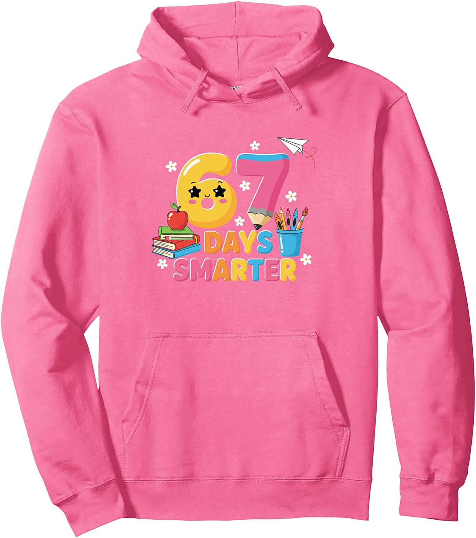 67 Days Smarter Pullover Hoodie Teacher & Student Gift