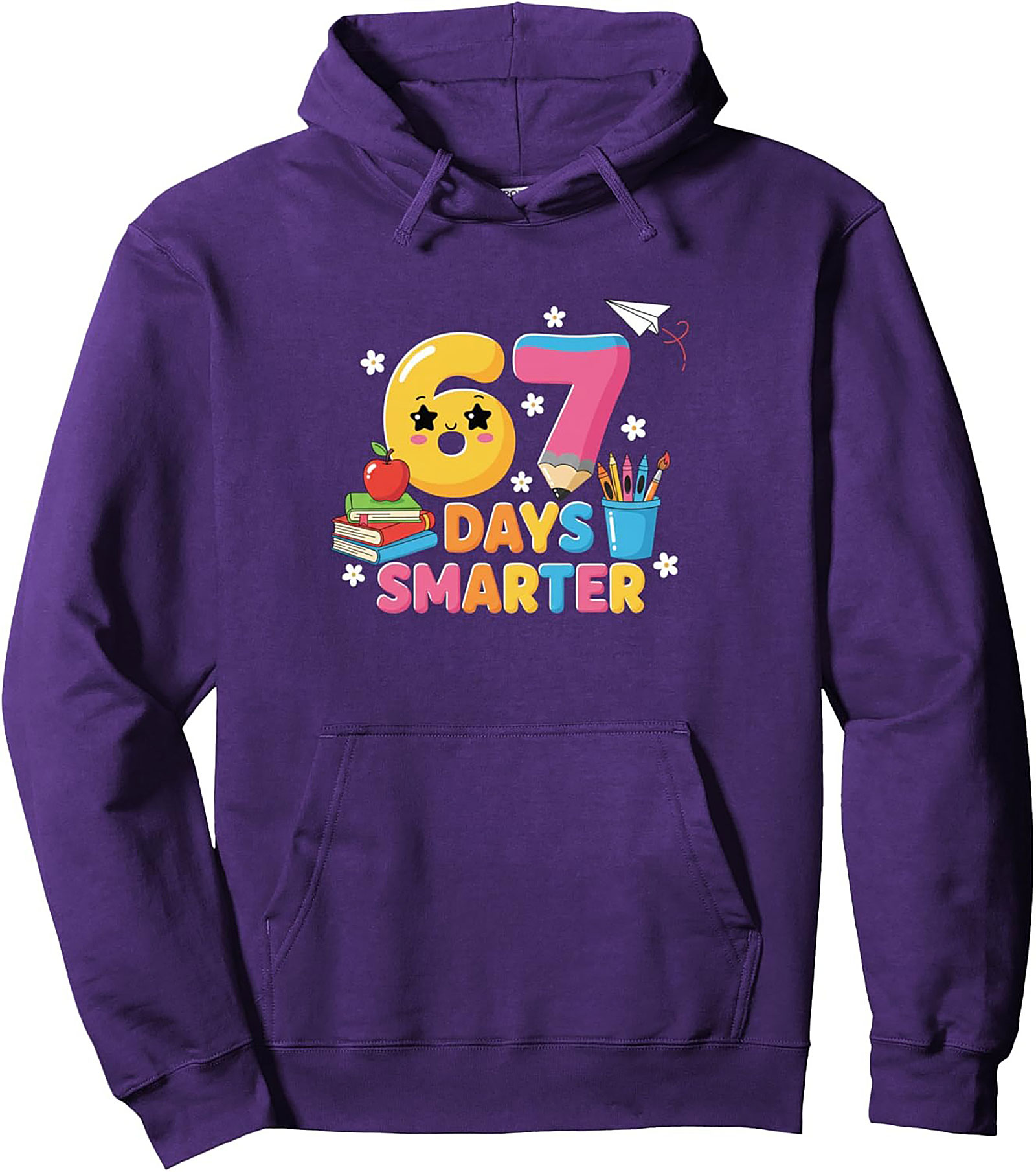 67 Days Smarter Pullover Hoodie Teacher & Student Gift
