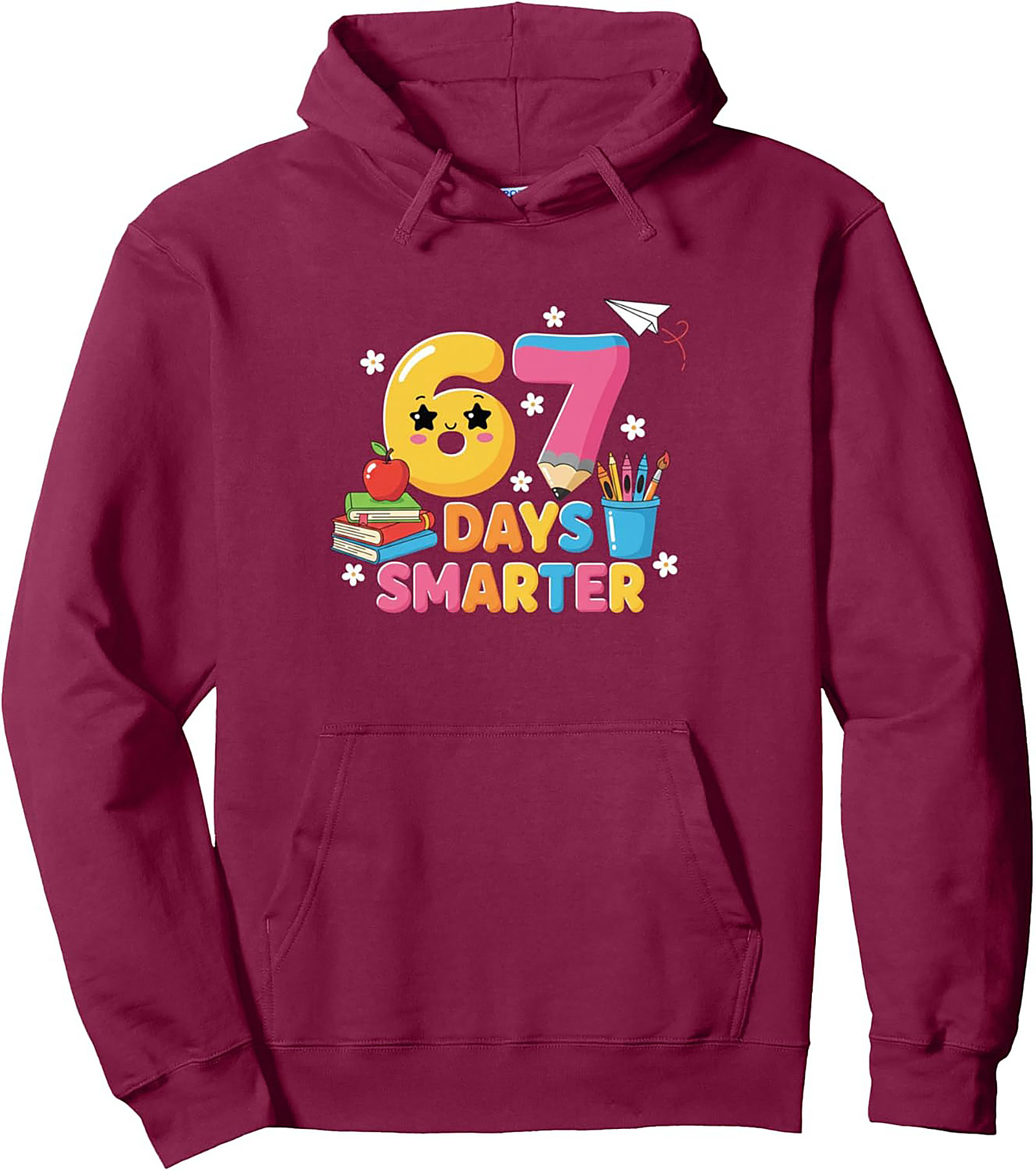 67 Days Smarter Pullover Hoodie Teacher & Student Gift