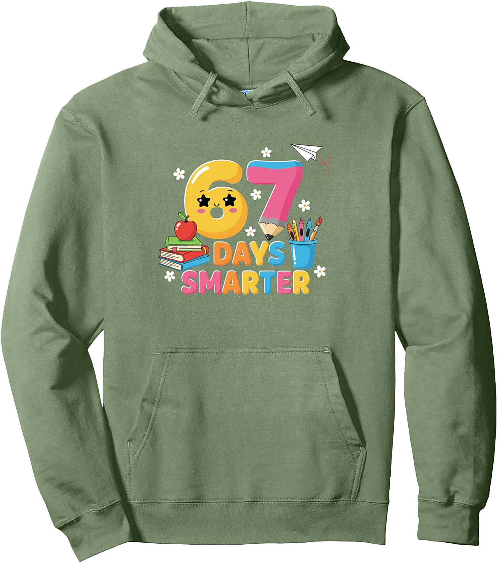 67 Days Smarter Pullover Hoodie Teacher & Student Gift