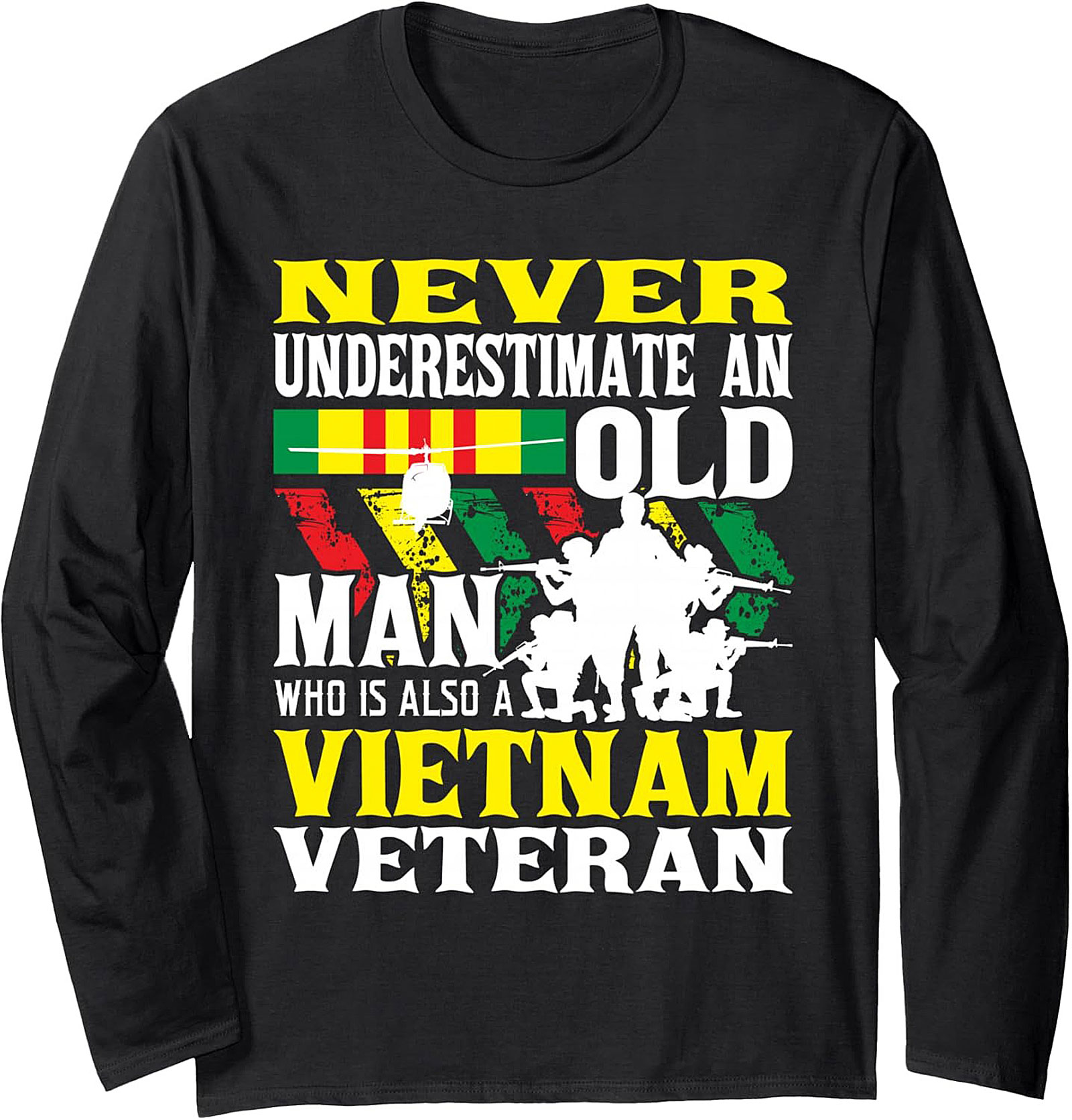 Vietnam Veteran Crewneck Sweatshirt | Old Man Pullover