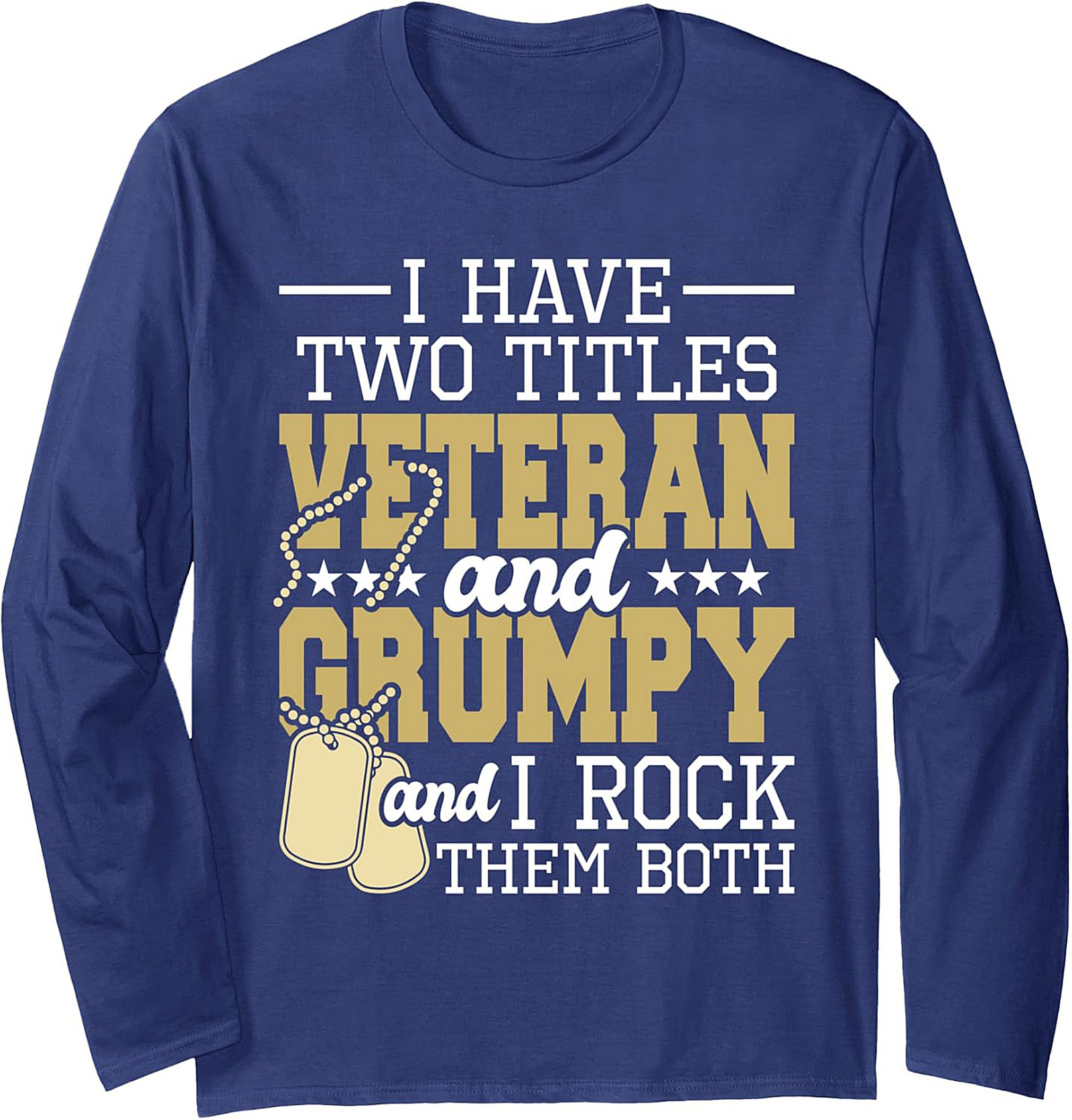 Veteran Grumpy Crewneck Sweatshirt | Military Humor Gift