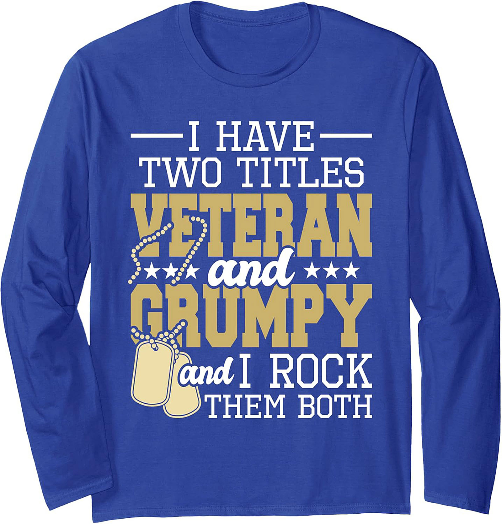 Veteran Grumpy Crewneck Sweatshirt | Military Humor Gift