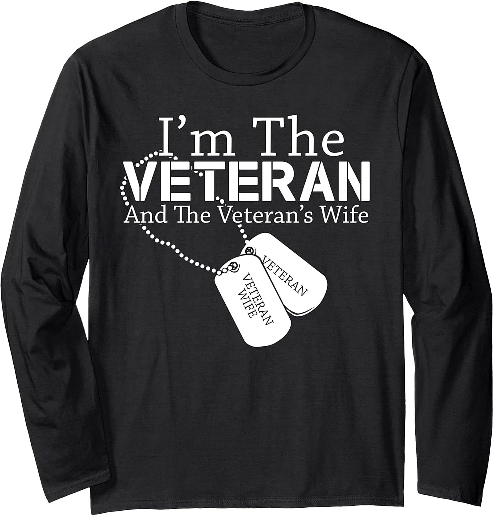 Veteran Wife Crewneck Sweatshirt | Veteran Pullover Gift